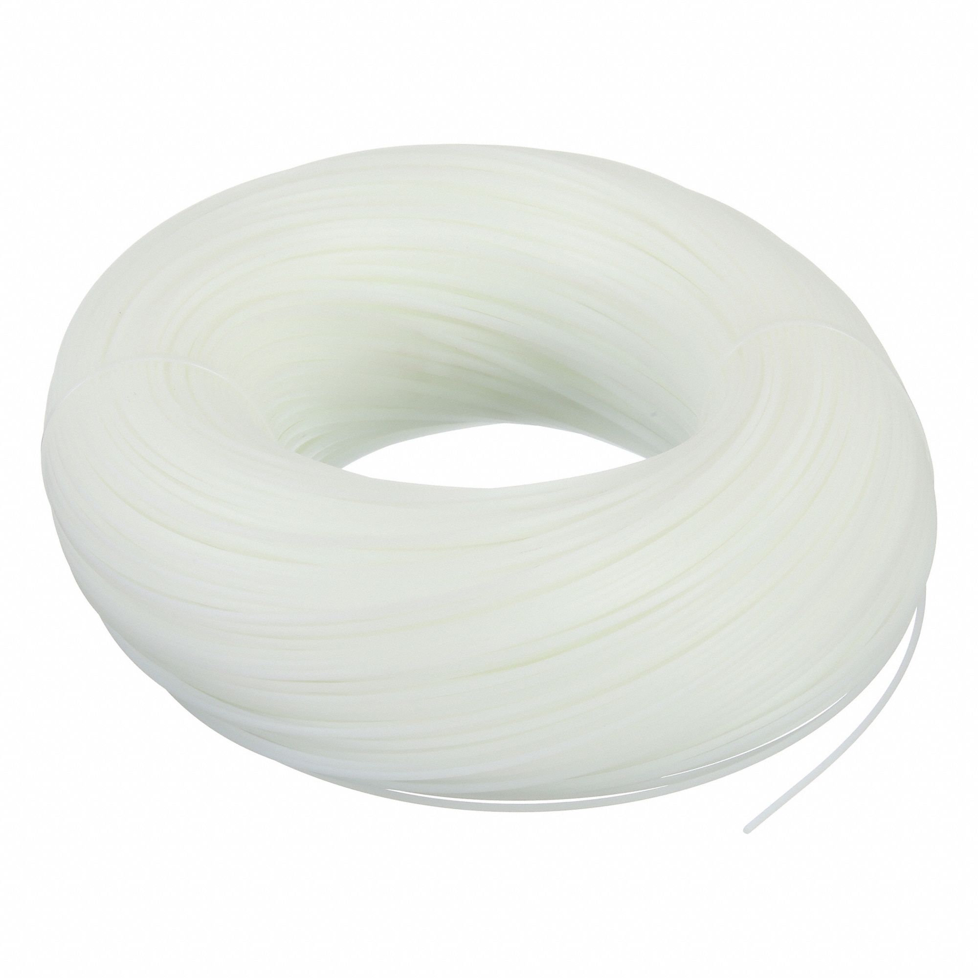 Plastic Welding Rod: UHMW Polyethylene, Triangular, 1/8 in x 1, 450 ft, White, 10 lb