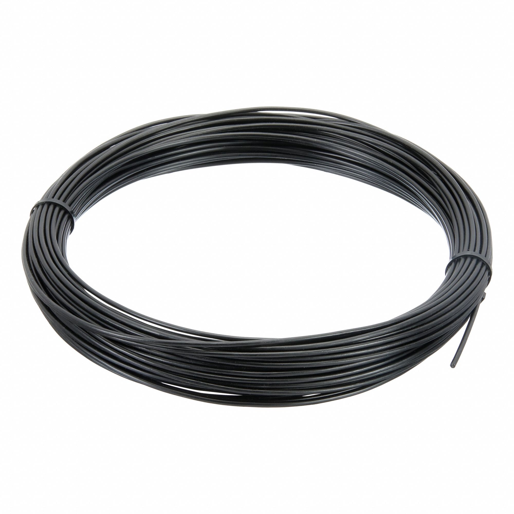 Plastic Welding Rod: Polypropylene, Round, 5/32 in x 142 ft, Black, 1 lb