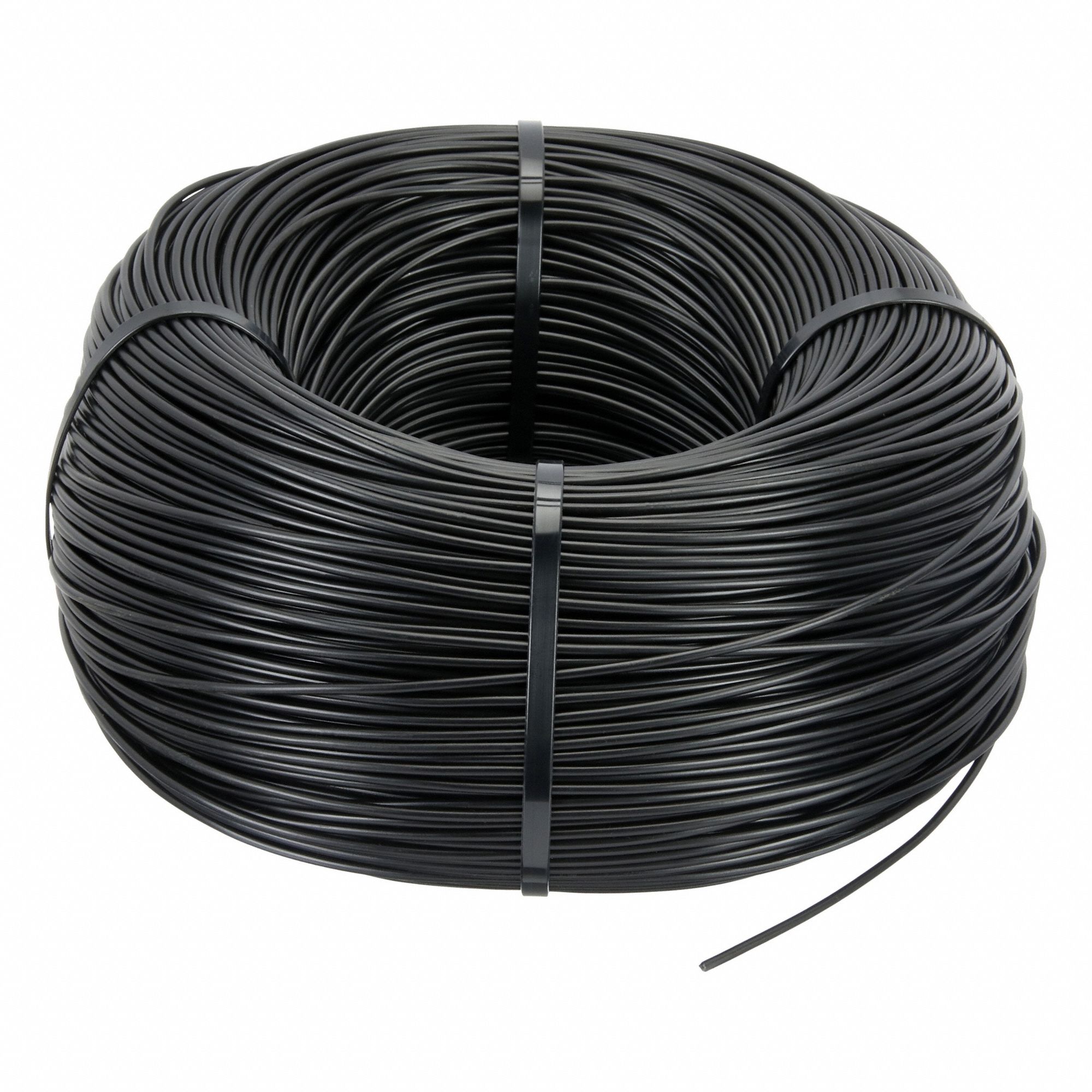 Plastic Welding Rod: Polypropylene, Round, 5/32 in x 1, 420 ft, Black, 10 lb