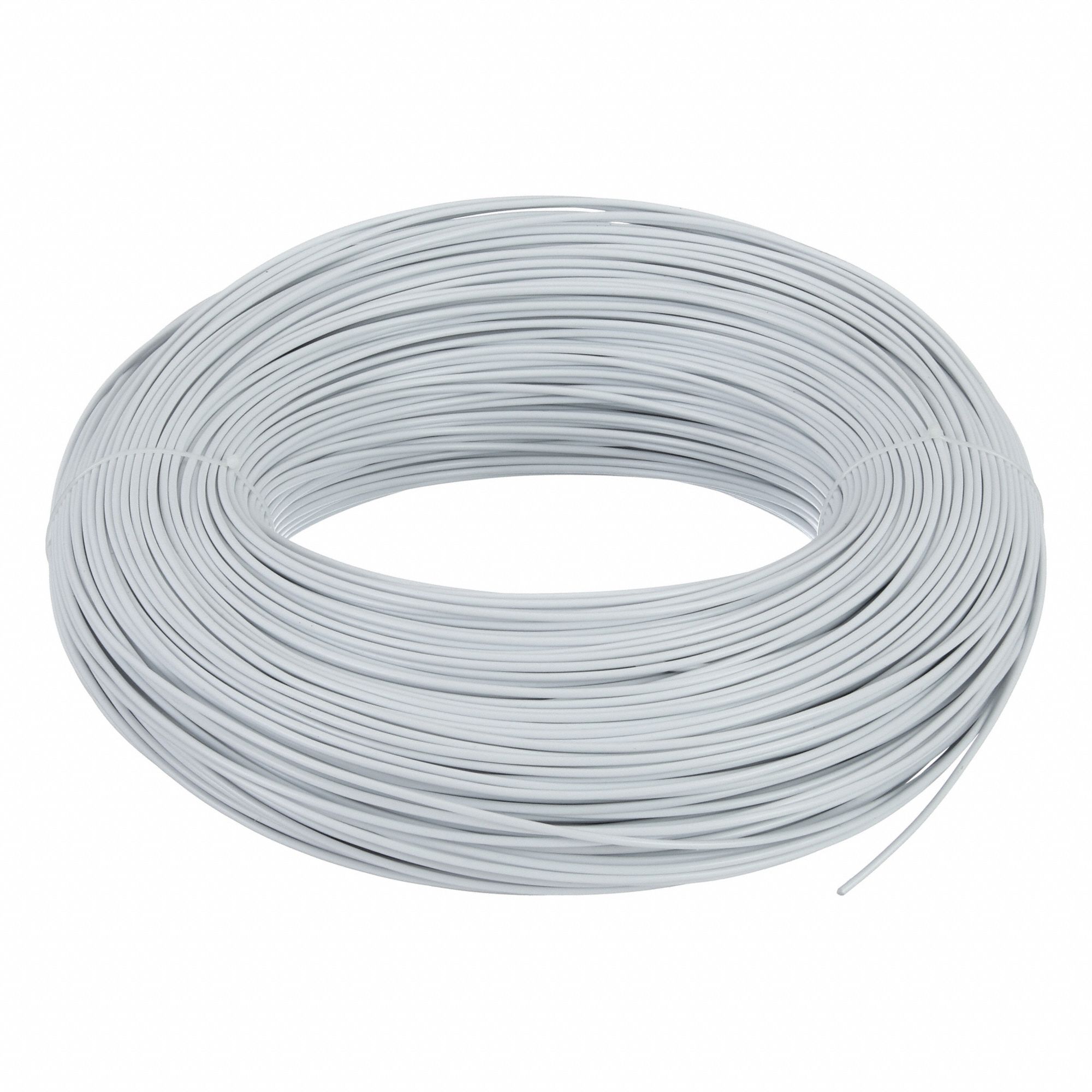 Plastic Welding Rod: Polypropylene, Round, 1/8 in x 1, 105 ft, White, 5 lb