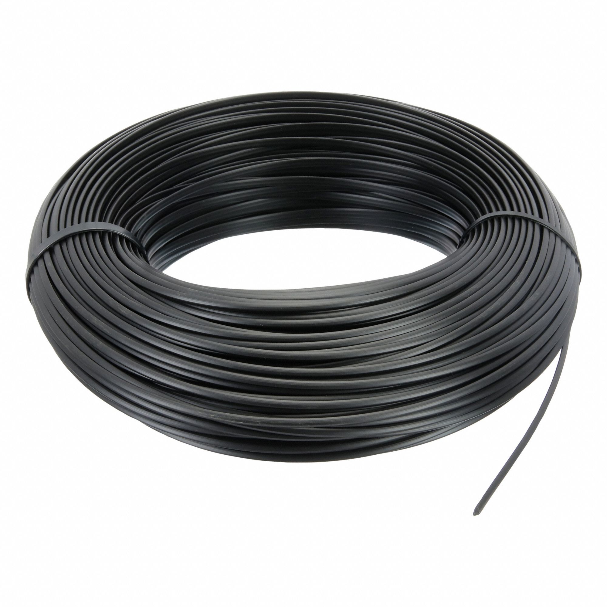 Plastic Welding Rod: Polypropylene, Triangular, 5/32 in x 480 ft, Black, 5 lb