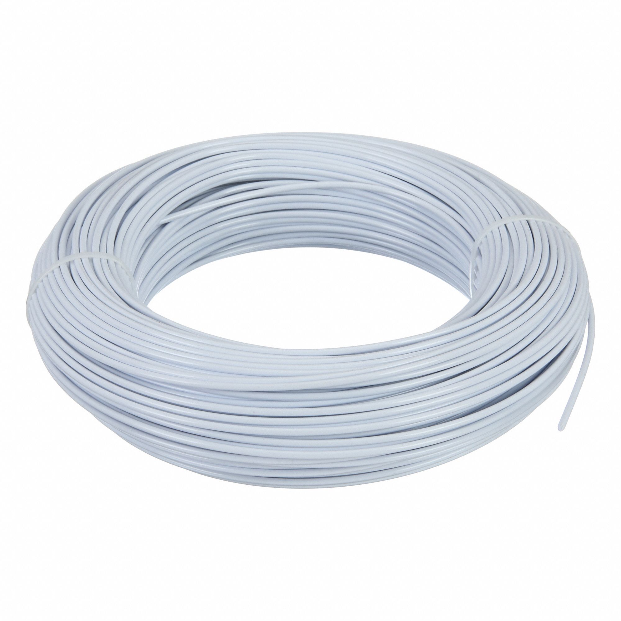 Plastic Welding Rod: PVC, Type 1, Round, 5/32 in x 475 ft, White, 5 lb