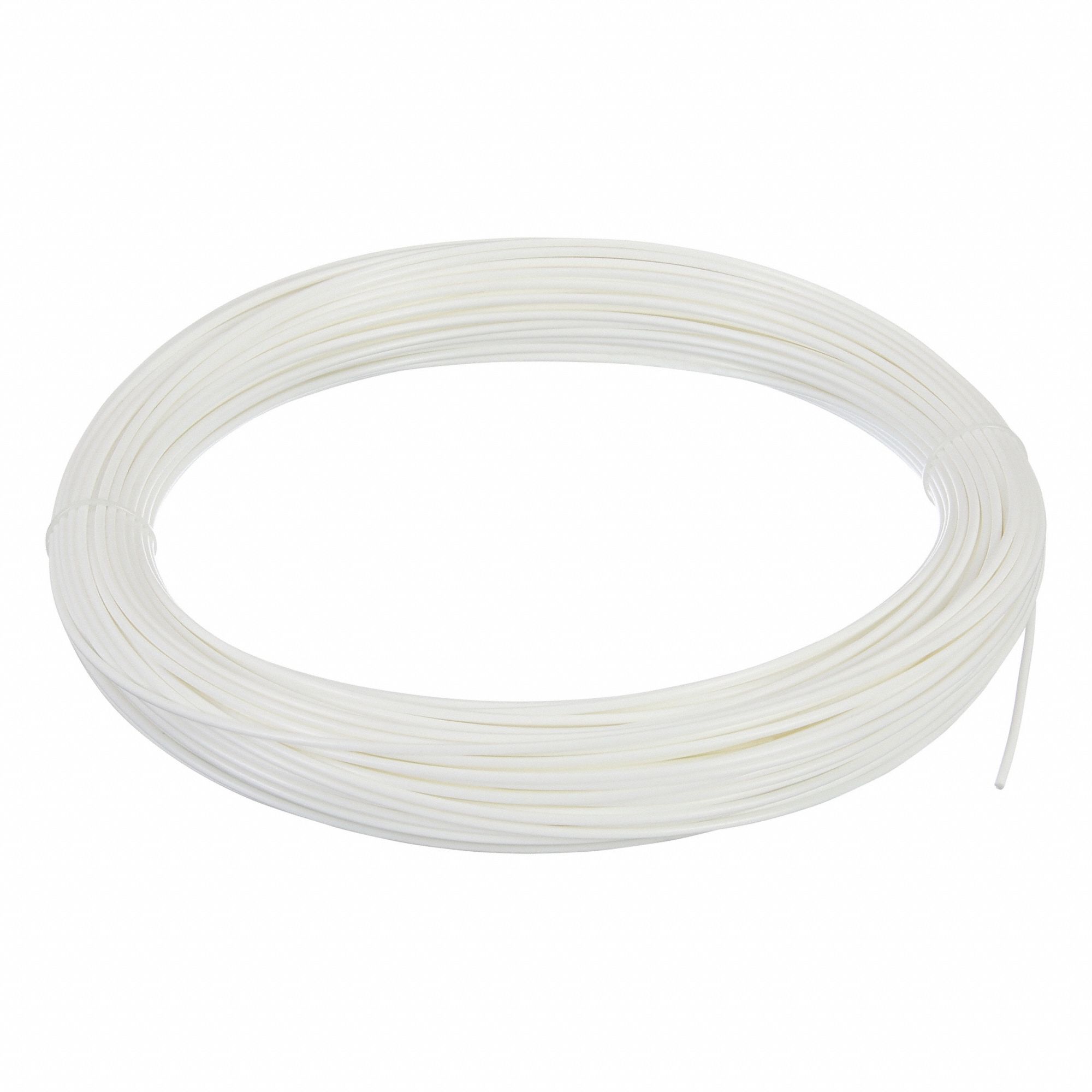 Plastic Welding Rod: HDPE, Marine Grade, Round, 1/8 in x 210 ft, White, 1 lb
