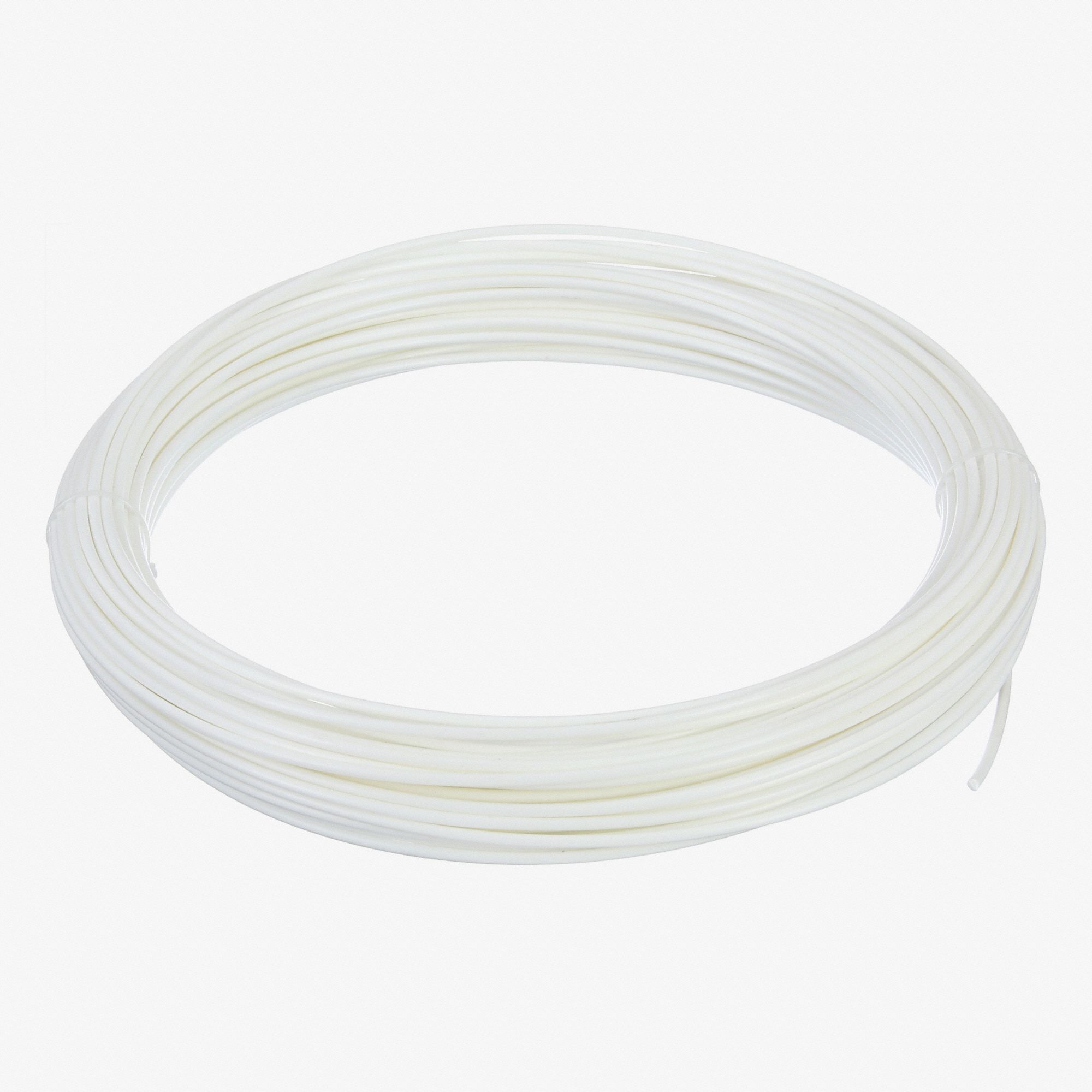 Plastic Welding Rod: HDPE, Marine Grade, Round, 5/32 in x 137 ft, White, 1 lb