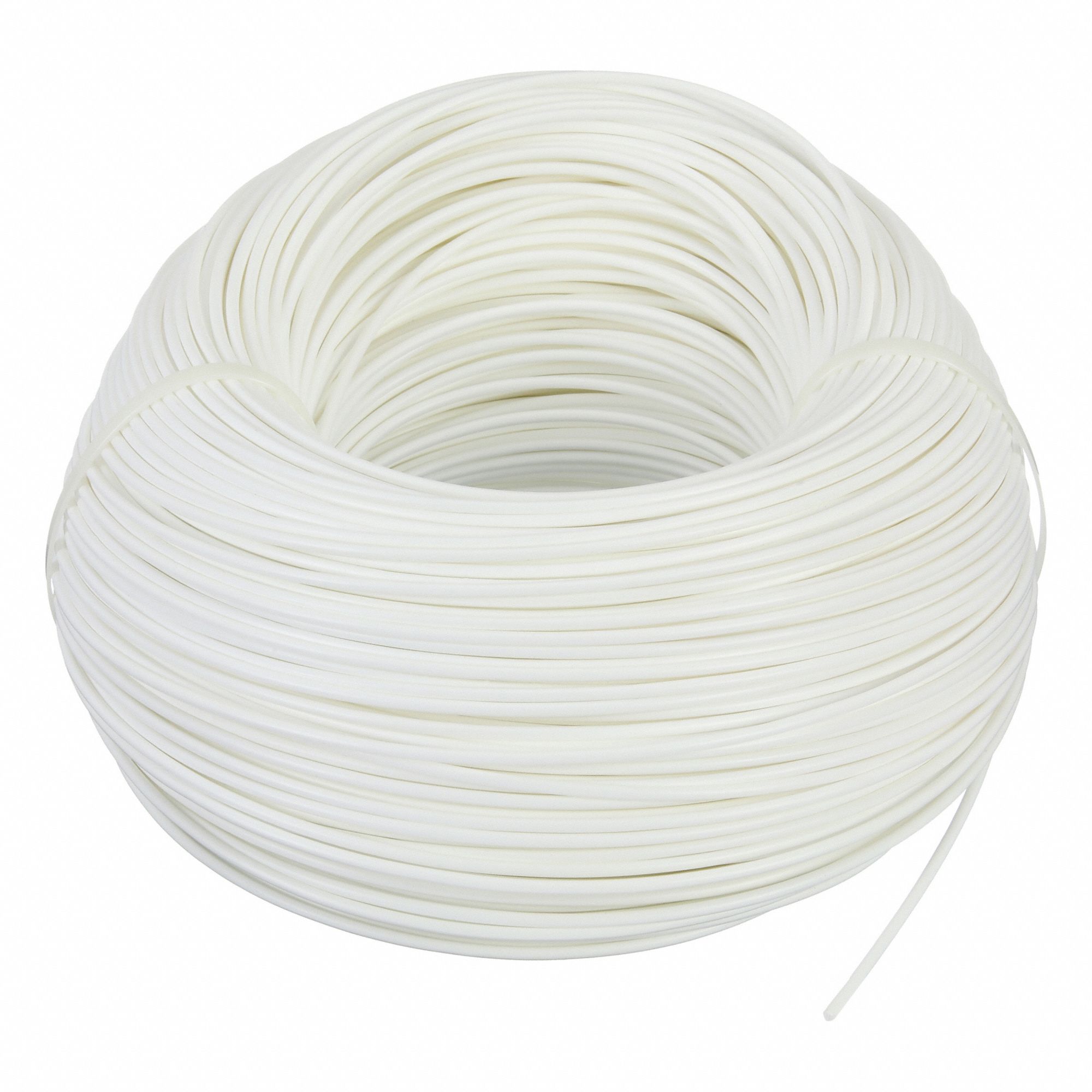 Plastic Welding Rod: HDPE, Marine Grade, Round, 3/16 in x 920 ft, White, 10 lb