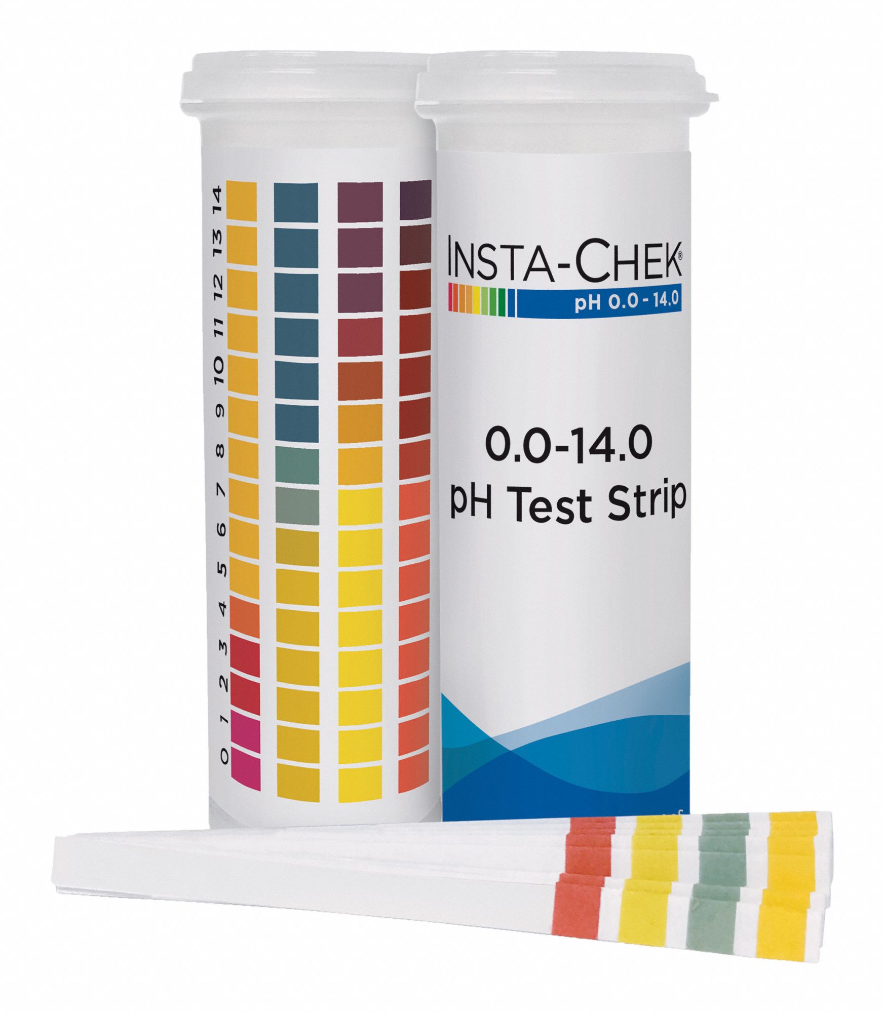 Wide Range pH Test Strip: pH, 0 to 14 pH
