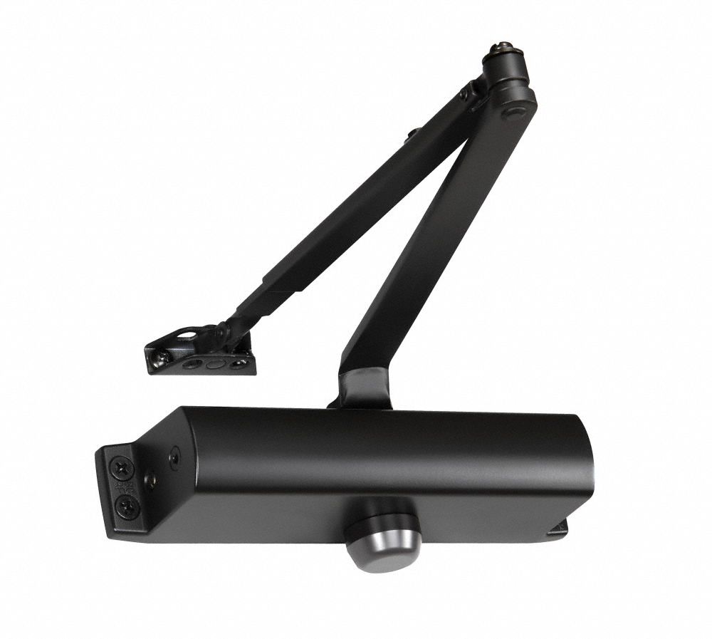 Door Closer: Parallel/Std/Top Frame Mounting Type, Grade 1 - Heavy Duty, Black