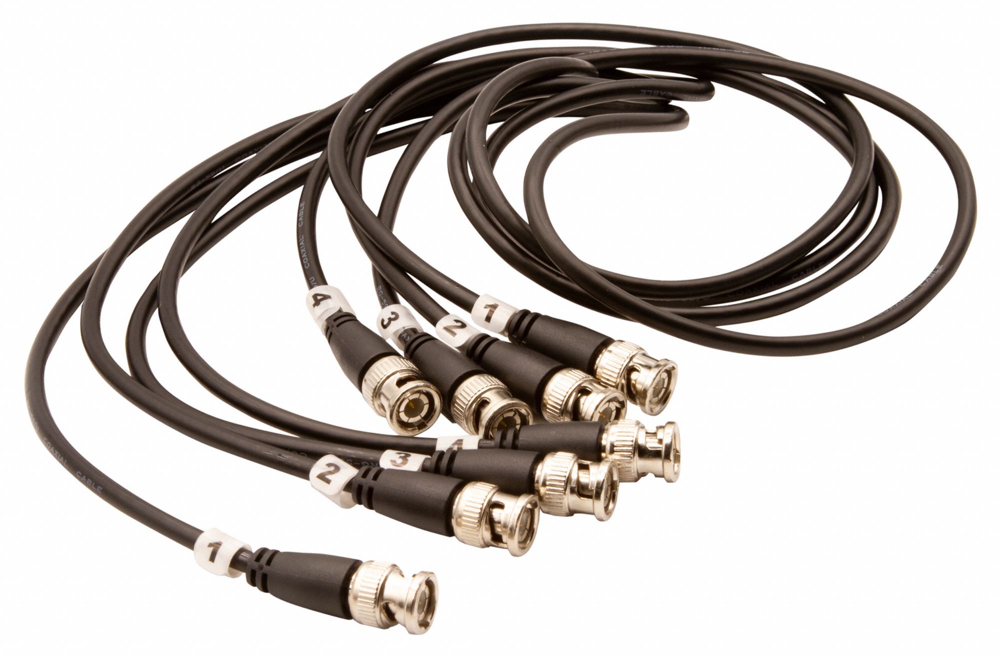 Cable Assembly, Black, 3 ft, PK4