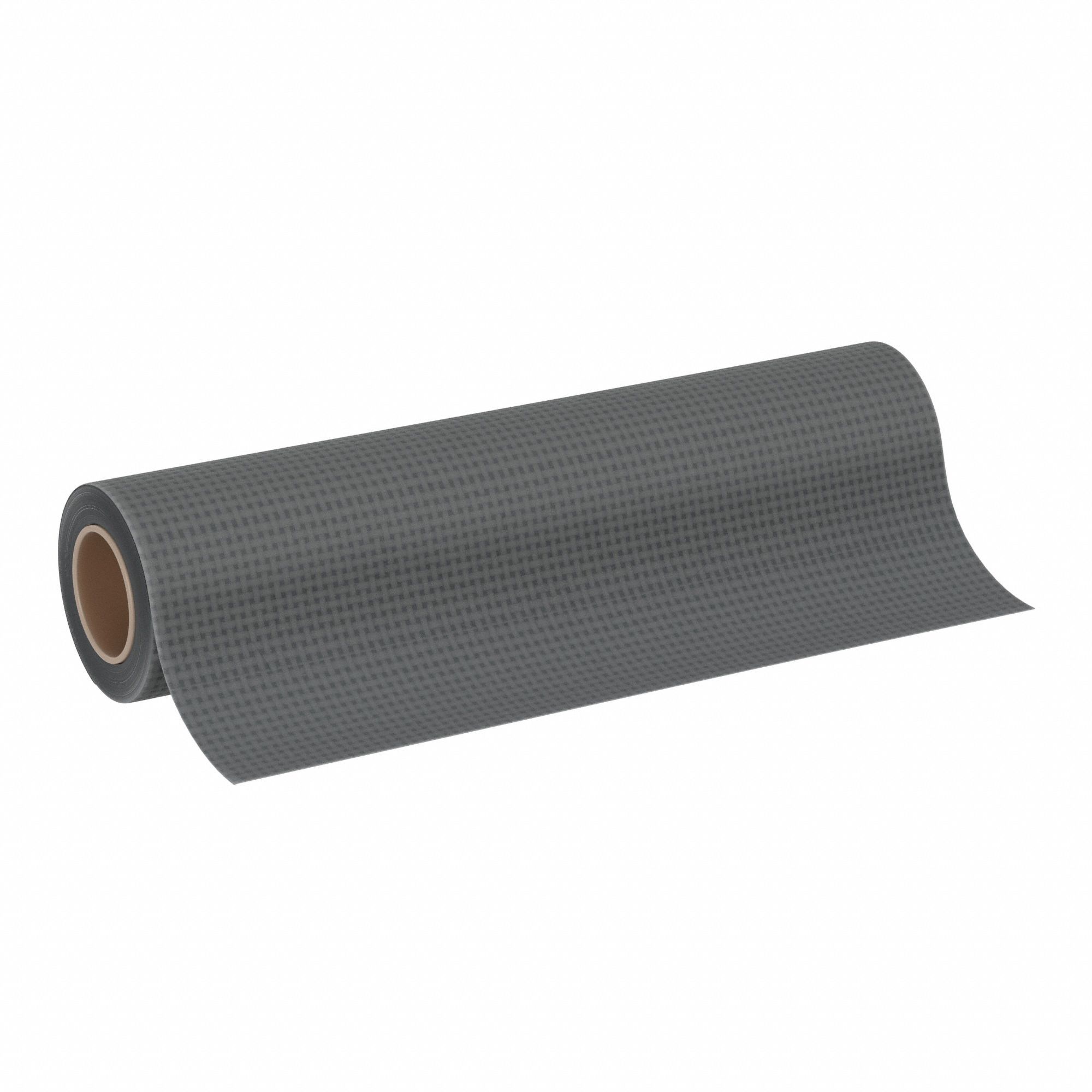 Rubber Roll: EPDM, Fabric-Reinforced, 1/16 in Thick, 36 in x 10 ft, Black, 50 Shore A Durometer