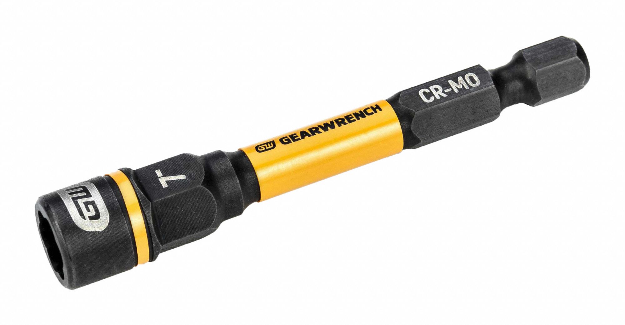 Nutsetter: Nut Driver Set, Metric, 7 mm Fastening Size, Hex, 2 9/16 in Overall Lg