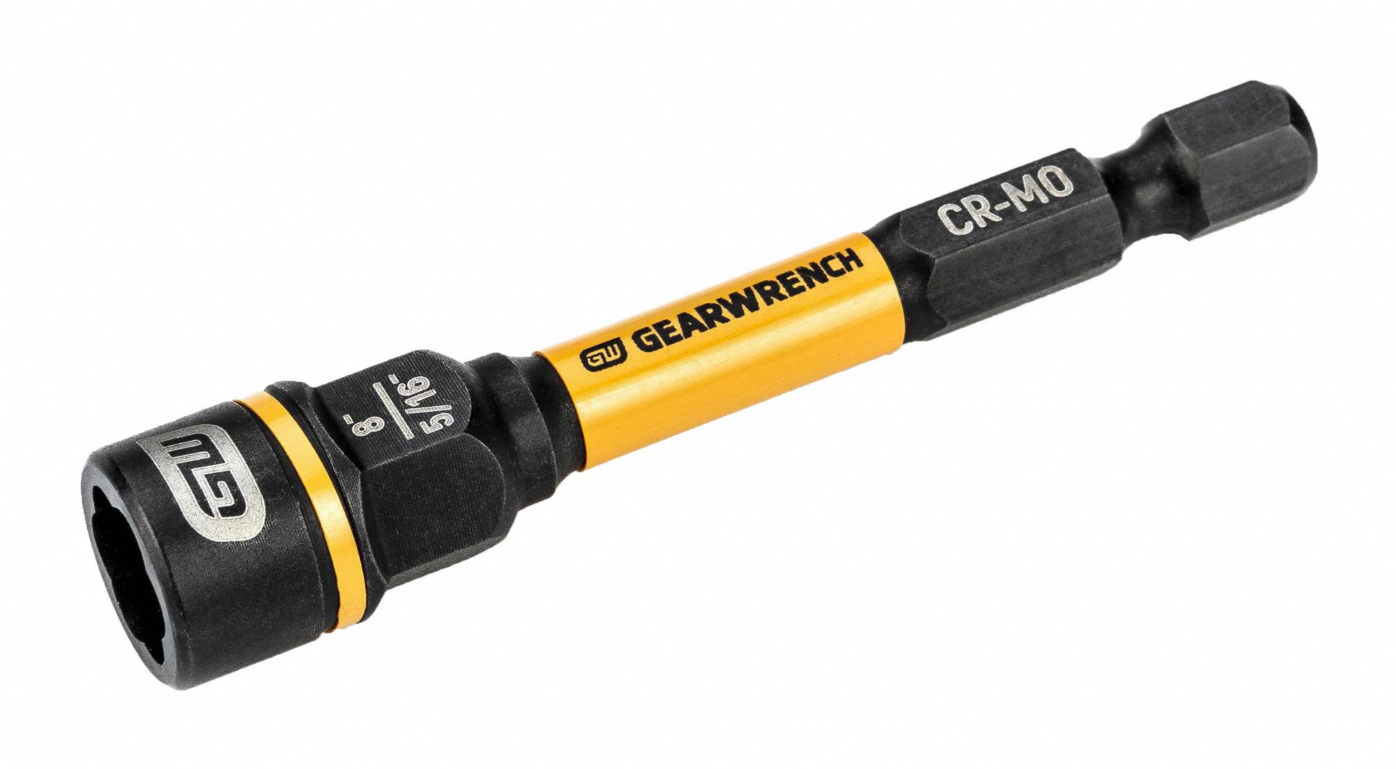 Nutsetter: Nut Driver Set, Metric, 8 mm Fastening Size, Hex, 2 9/16 in Overall Lg