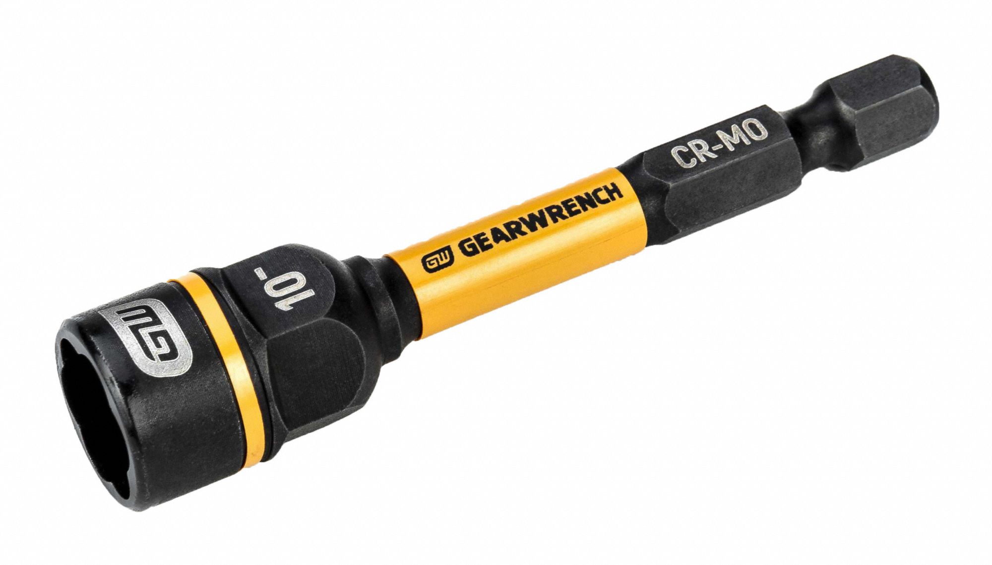 Nutsetter: Nut Driver Set, Metric, 10 mm Fastening Size, Hex, 2 9/16 in Overall Lg