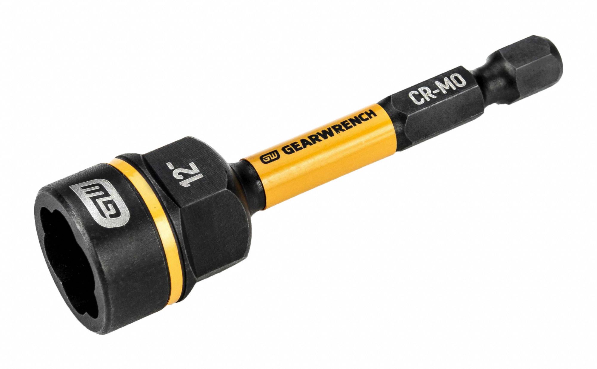 Nutsetter: Nut Driver Set, Metric, 12 mm Fastening Size, Hex, 2 9/16 in Overall Lg