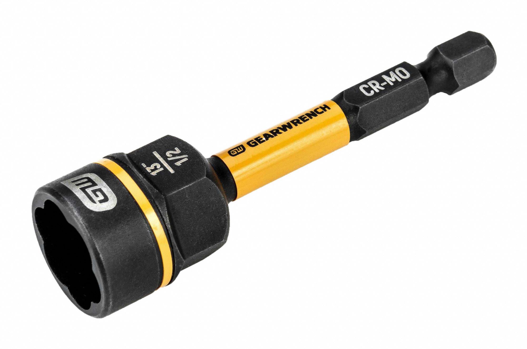 Nutsetter: Nut Driver Set, Metric, 13 mm Fastening Size, Hex, 2 9/16 in Overall Lg