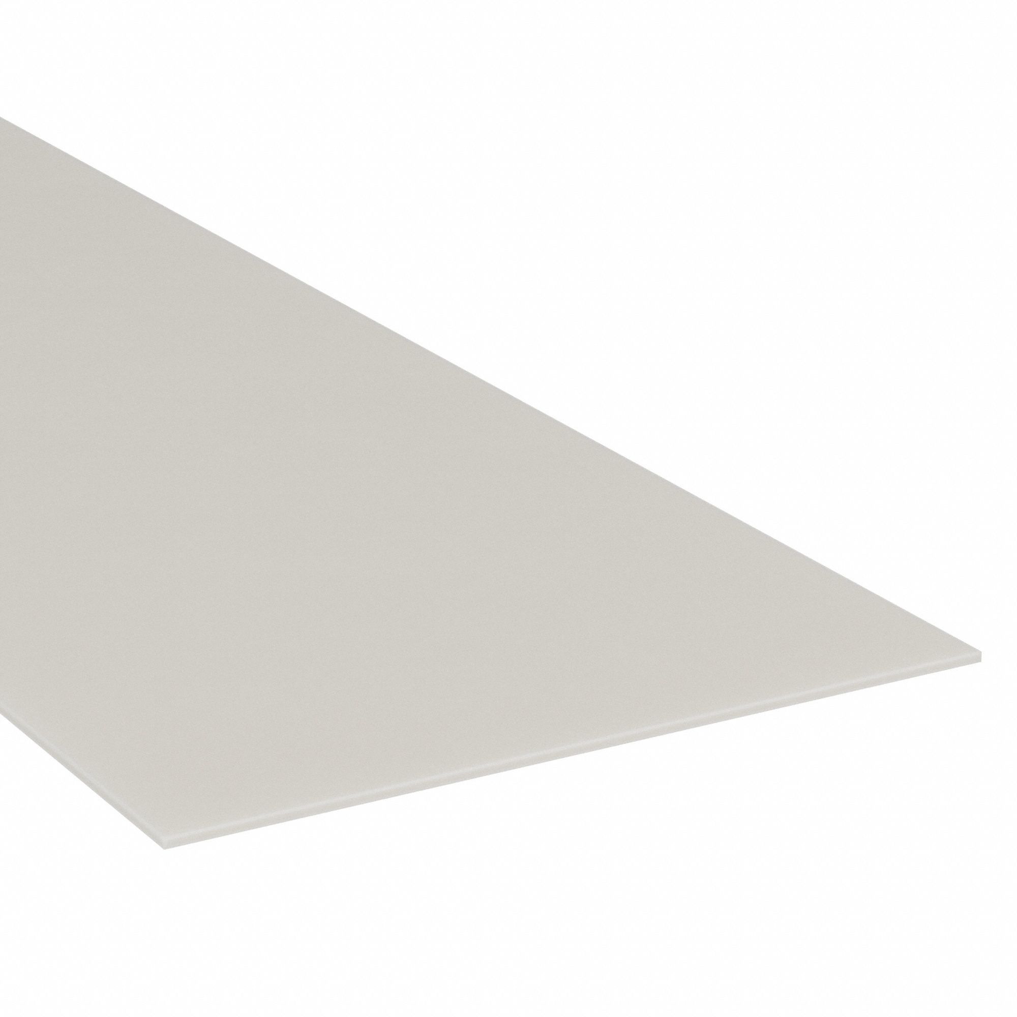 Rubber Sheet: Viton™, Food Grade, 1/16 in Thick, 12 in x 12 in Nominal Size (W x L), White, Plain