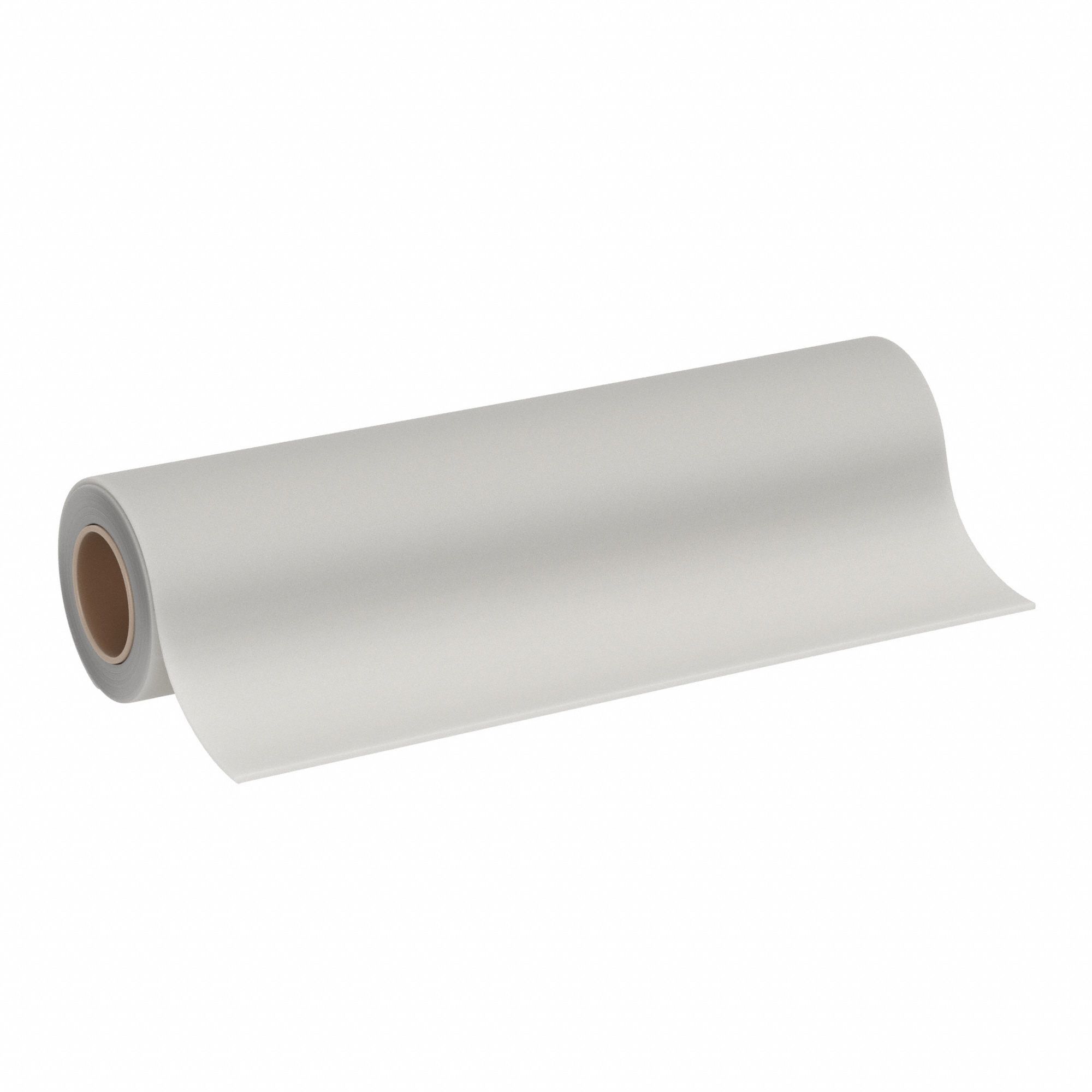Rubber Roll: Viton™, Food Grade, 1/4 in Thick, 36 in x 10 ft Nominal Size (W x L), White, Plain