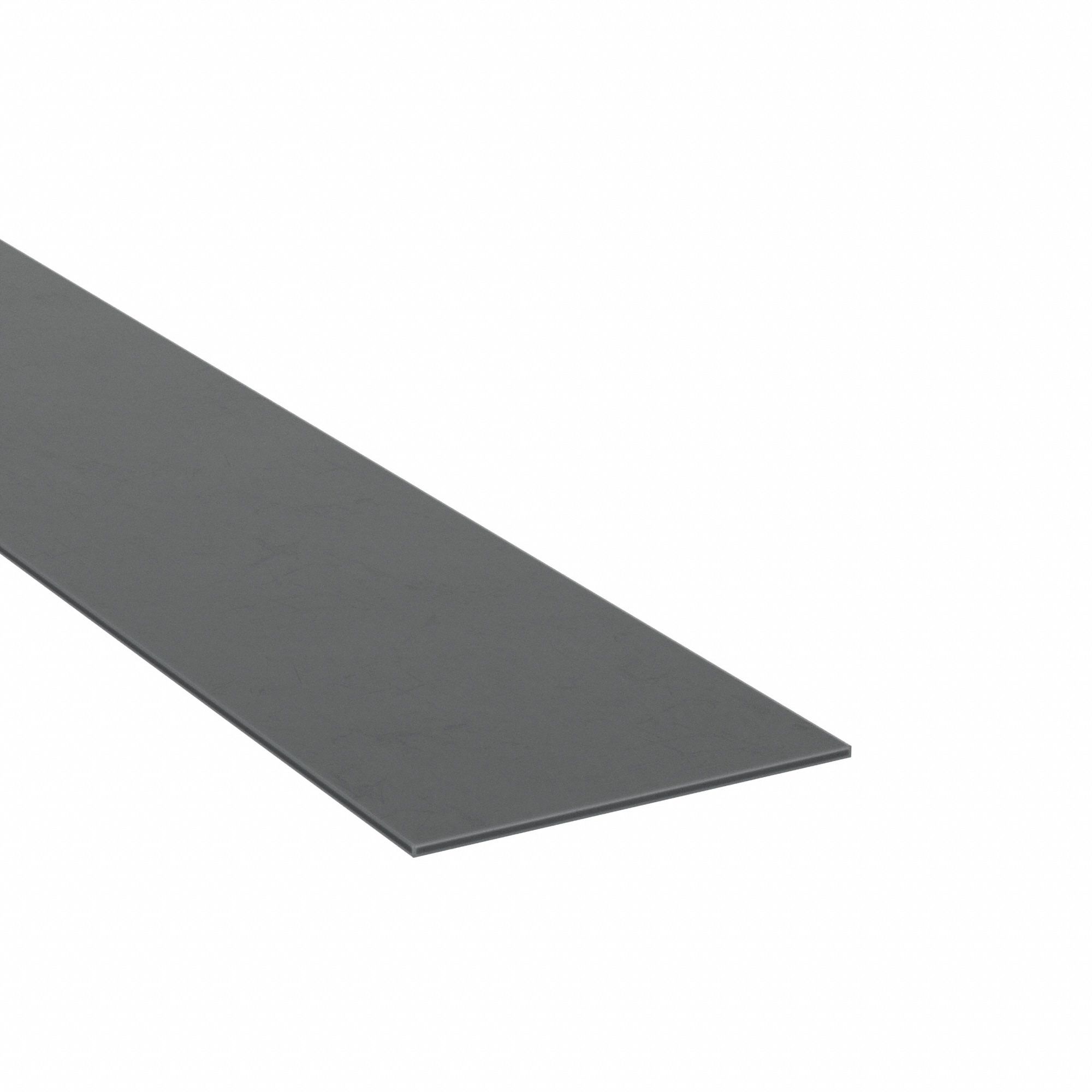 Rubber Strip: Neoprene, Flame-Resistant, 1/8 in Thick, 6 in x 10 ft, Black, 60 Shore A Durometer