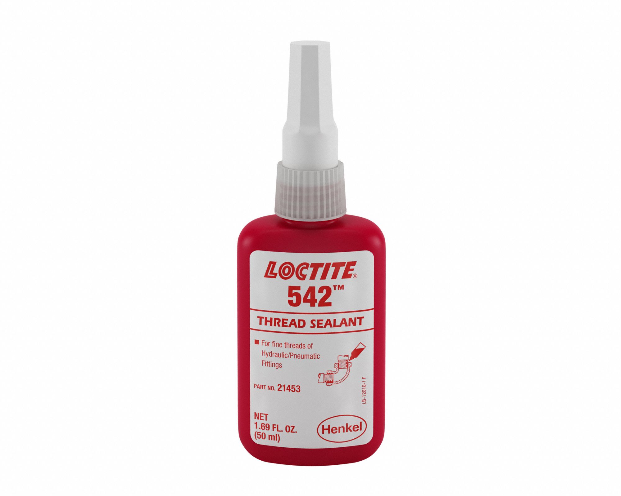PIPE THREAD SEALANT, 542, 1.7 FL OZ BOTTLE, BROWN