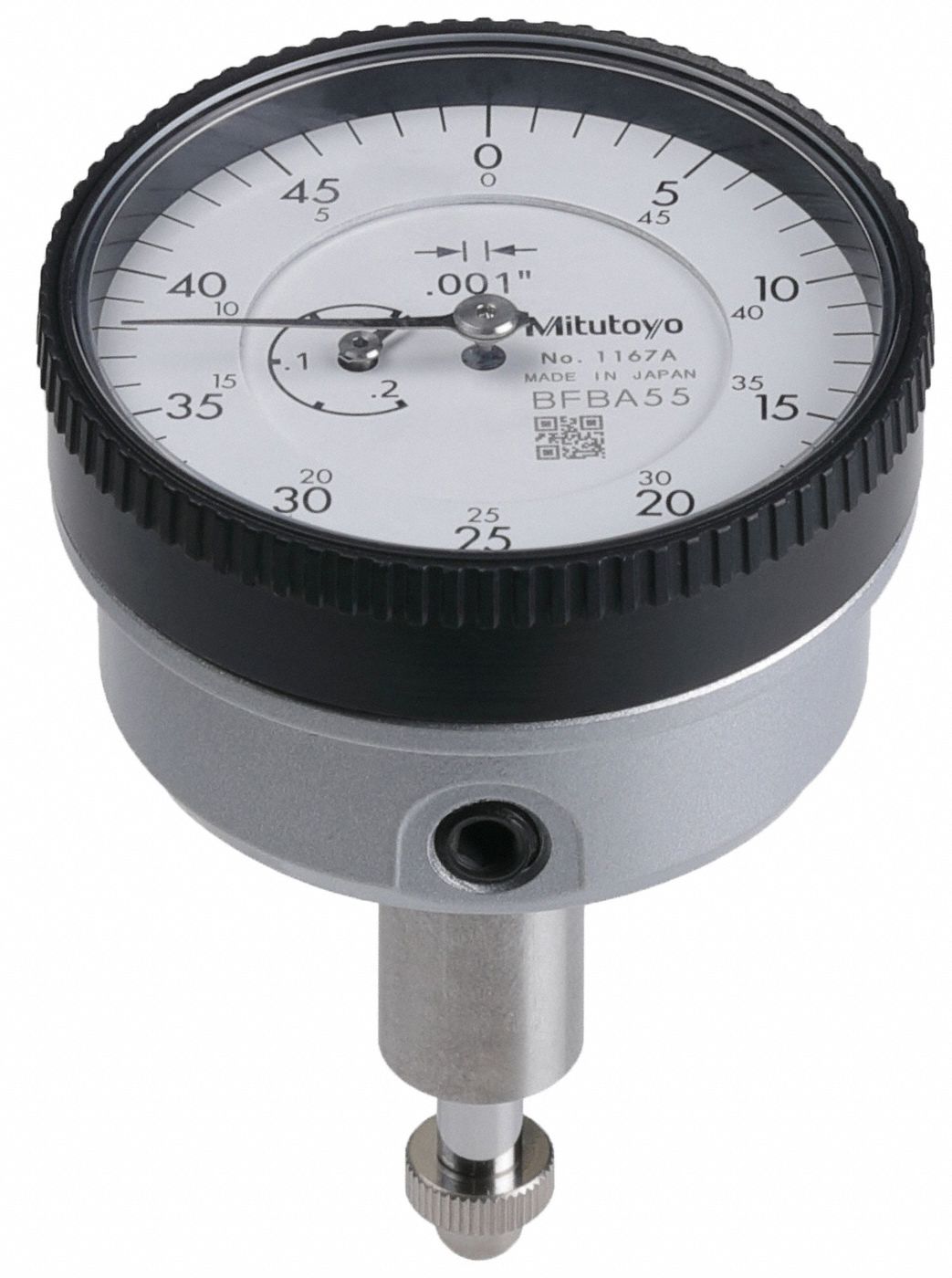MITUTOYO, 0 in to 2 in Range, Balanced Reading, Dial Indicator 785TG91167A Grainger