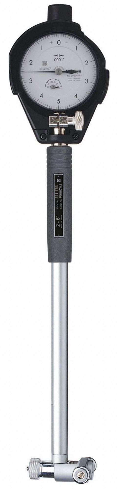 CALIBRE ALESAGE, MECANIQUE, 0PO A 0,05PO