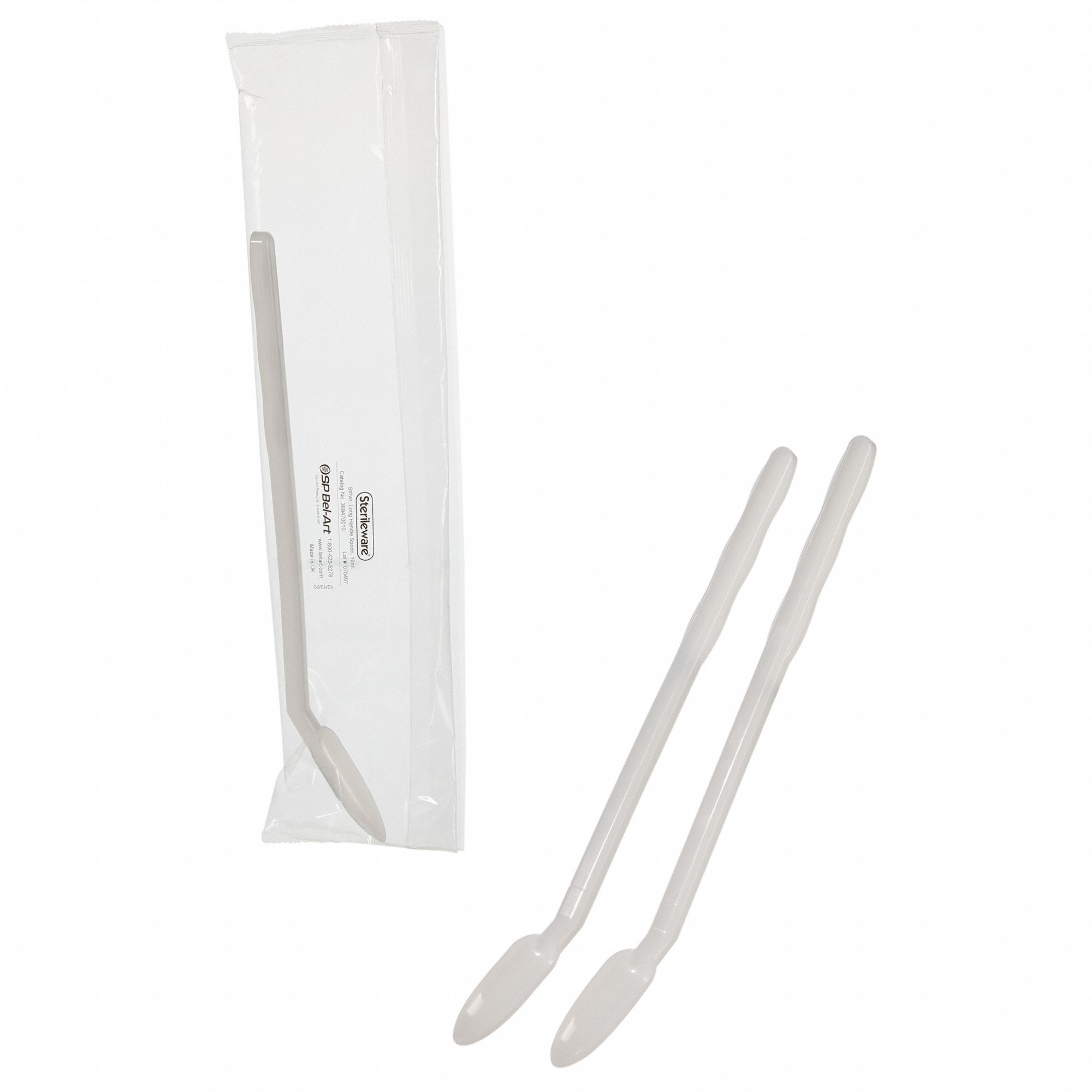 Sterile Long Handle Spoon: 20 mL/3/4 oz, 30.48 cm_12 in Overall Lg, 100 PK