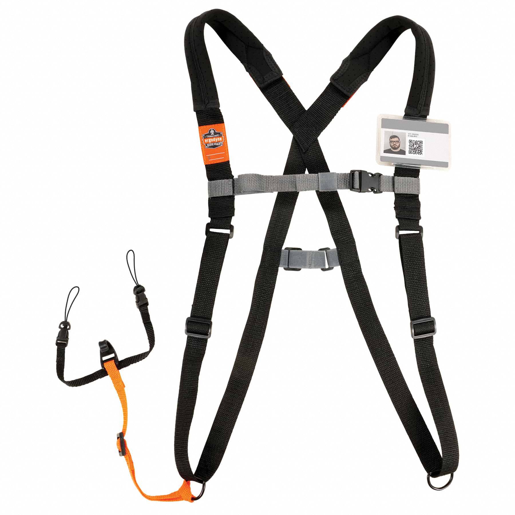 BARCODE PADDED SCANNER HARNESS LANYARD,L