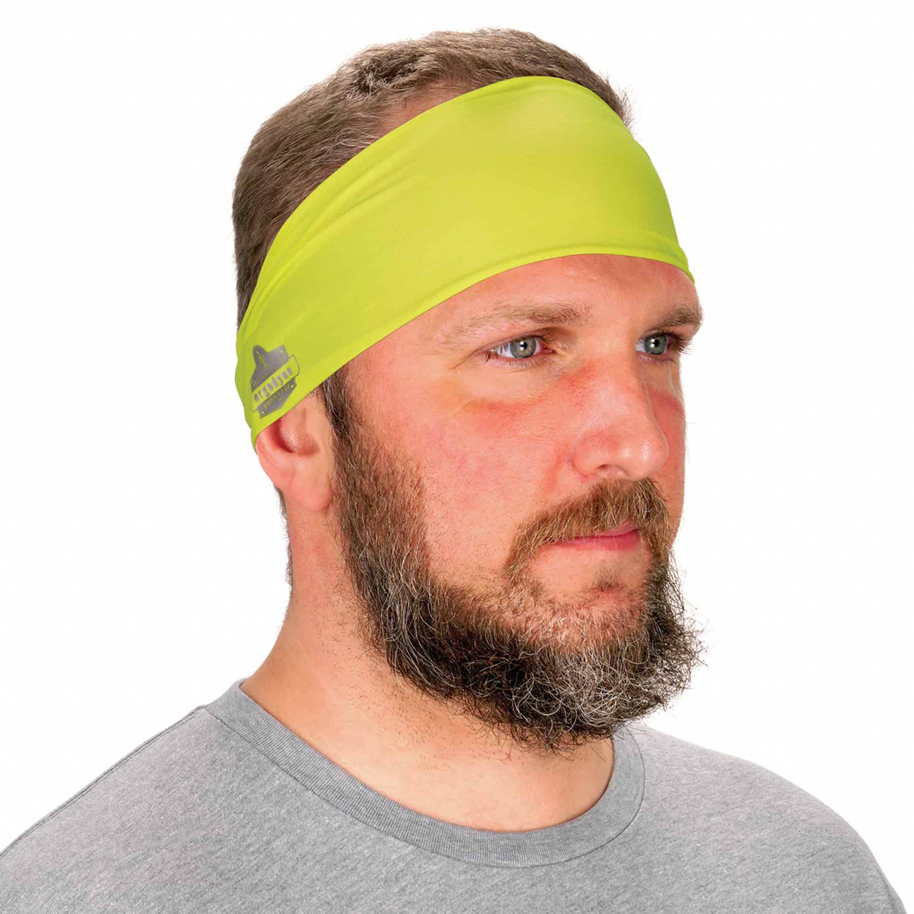 CHILL-ITS BY ERGODYNE, Lime, One Size Fits All, Cooling headband ...