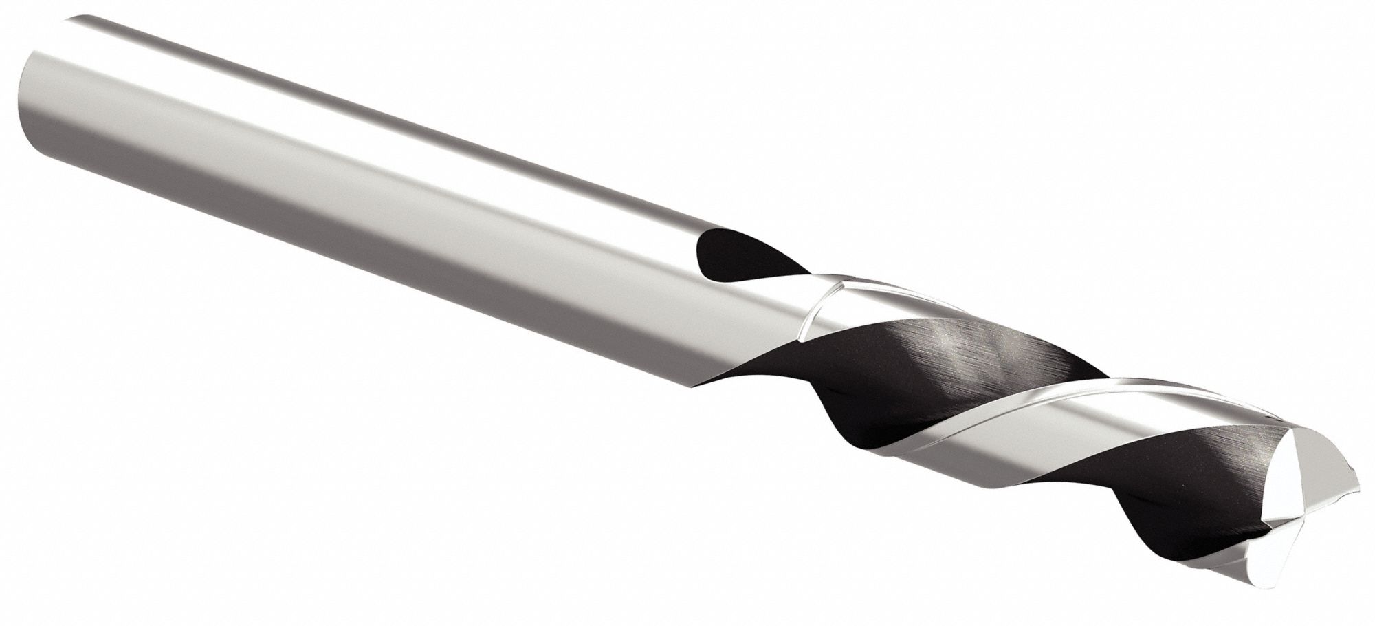 Square End Mill: Carbide, 2 Flute, 1/2" Mill Dia, 2" LOC, 4" OAL