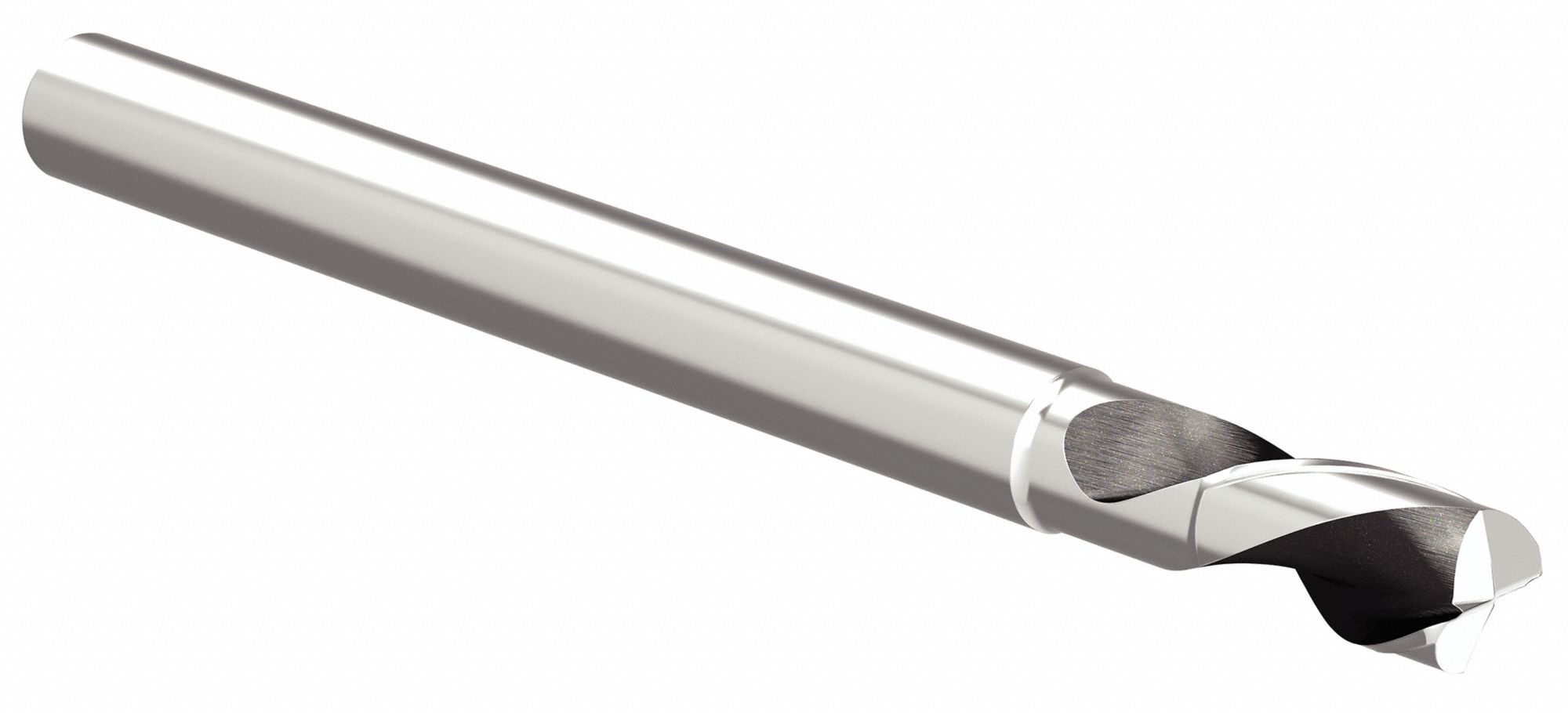 Corner Radius End Mill: Carbide, 2 Flute, 1" Mill Dia, 1-1/4" LOC, 0.03" Rad