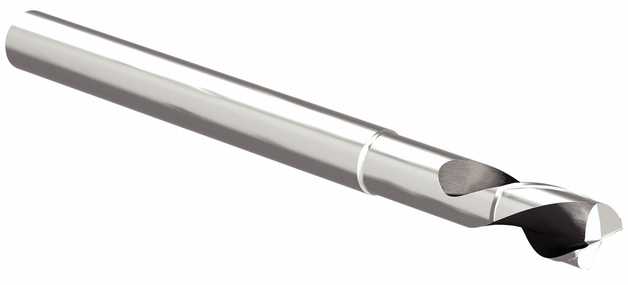 Corner Radius End Mill: Carbide, 2 Flute, 1" Mill Dia, 1-1/4" LOC, 0.03" Rad