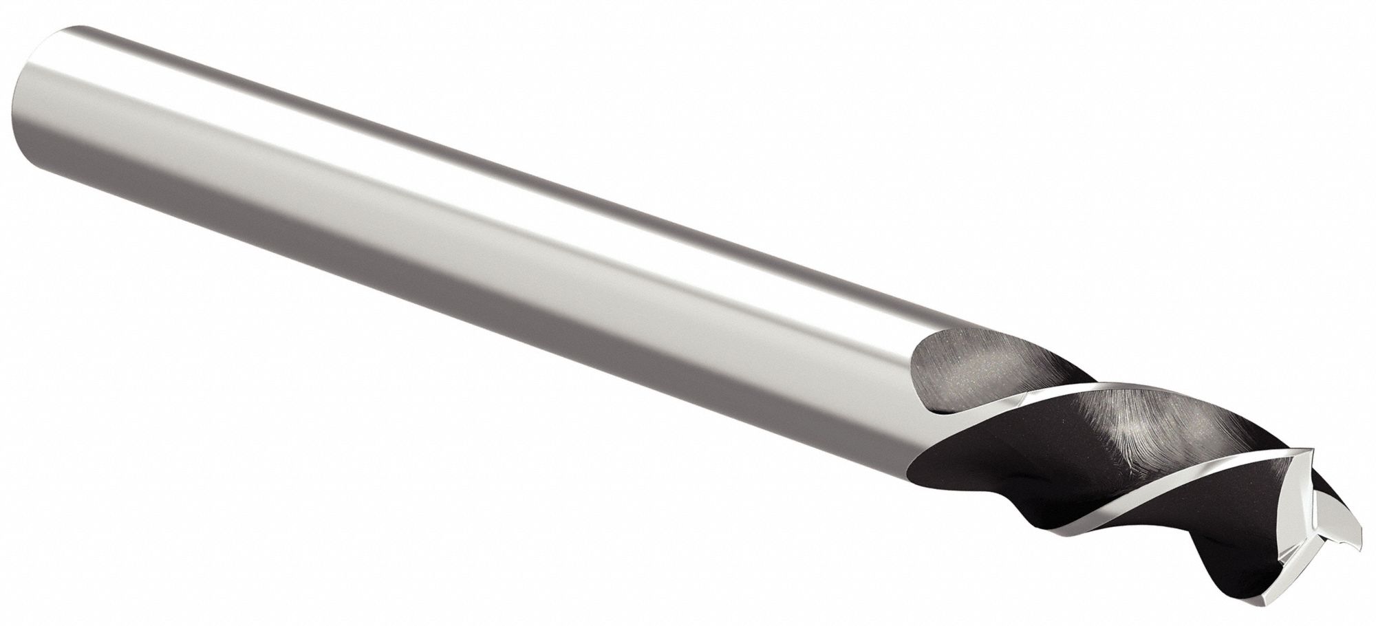 Square End Mill: Carbide, 3 Flute, 1" Mill Dia, 2-1/2" LOC, 5-1/2" OAL