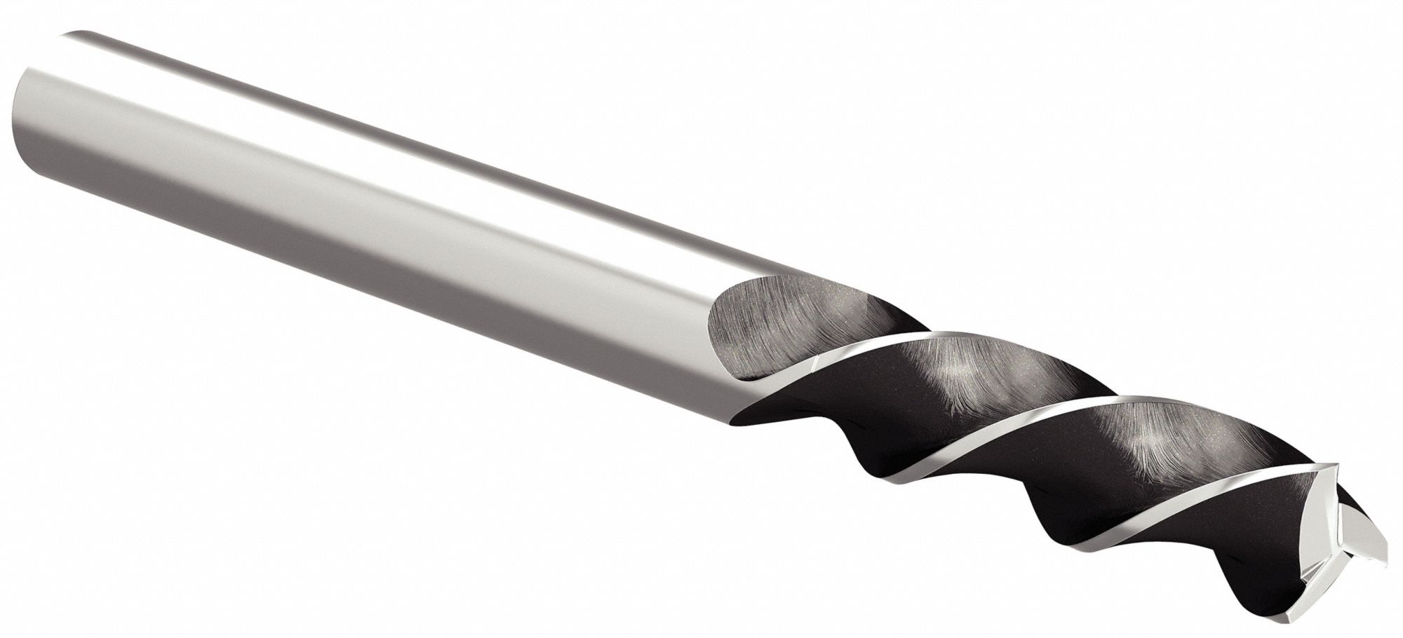 WIDIA HANITA Square End Mill, 0.6250 in Milling Dia., Carbide, Bright (Uncoated), NonCoolant