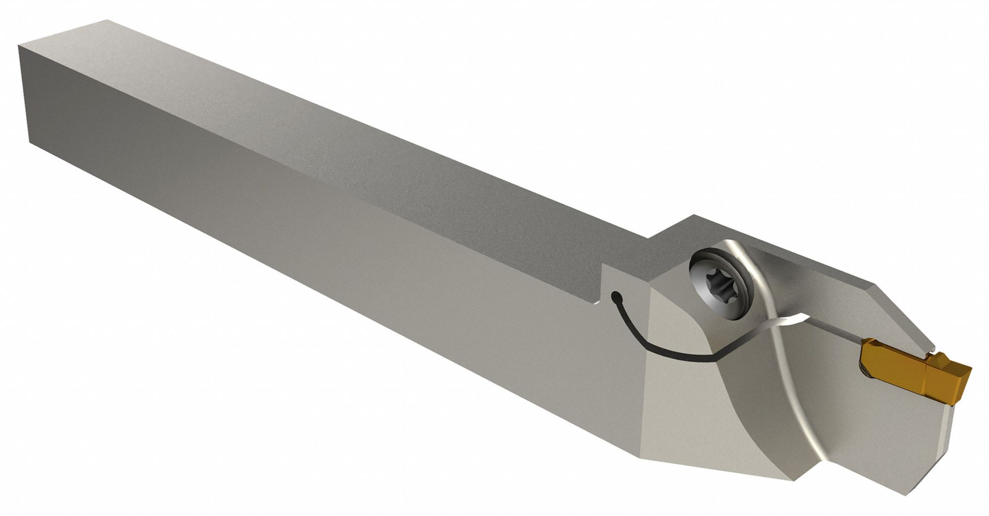 Indexable Thread Turning Tool Holder: Right Hand, 12.00mm Shank Wd, 0.472 in Shank Dia.