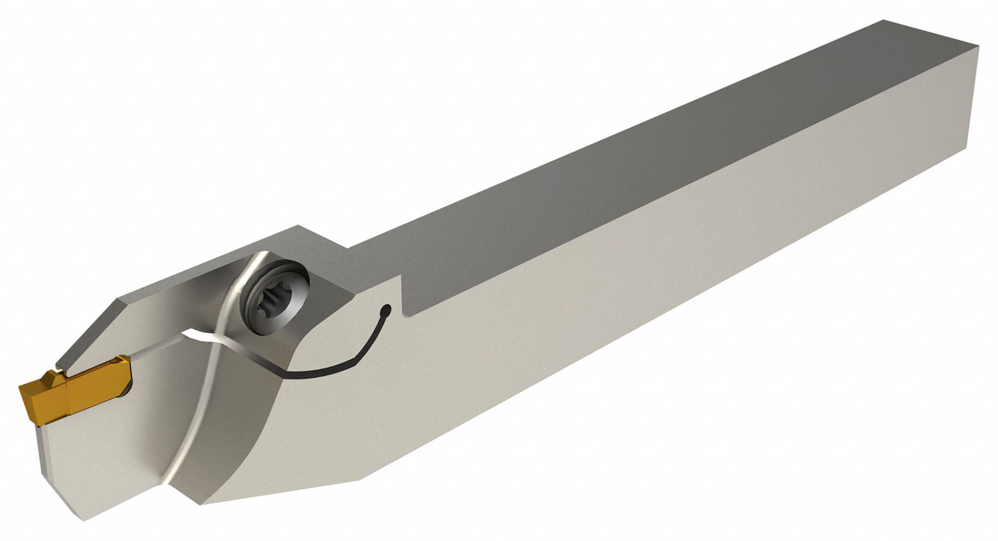 Indexable Thread Turning Tool Holder: Left Hand, 12.00mm Shank Wd, 0.472 in Shank Dia.