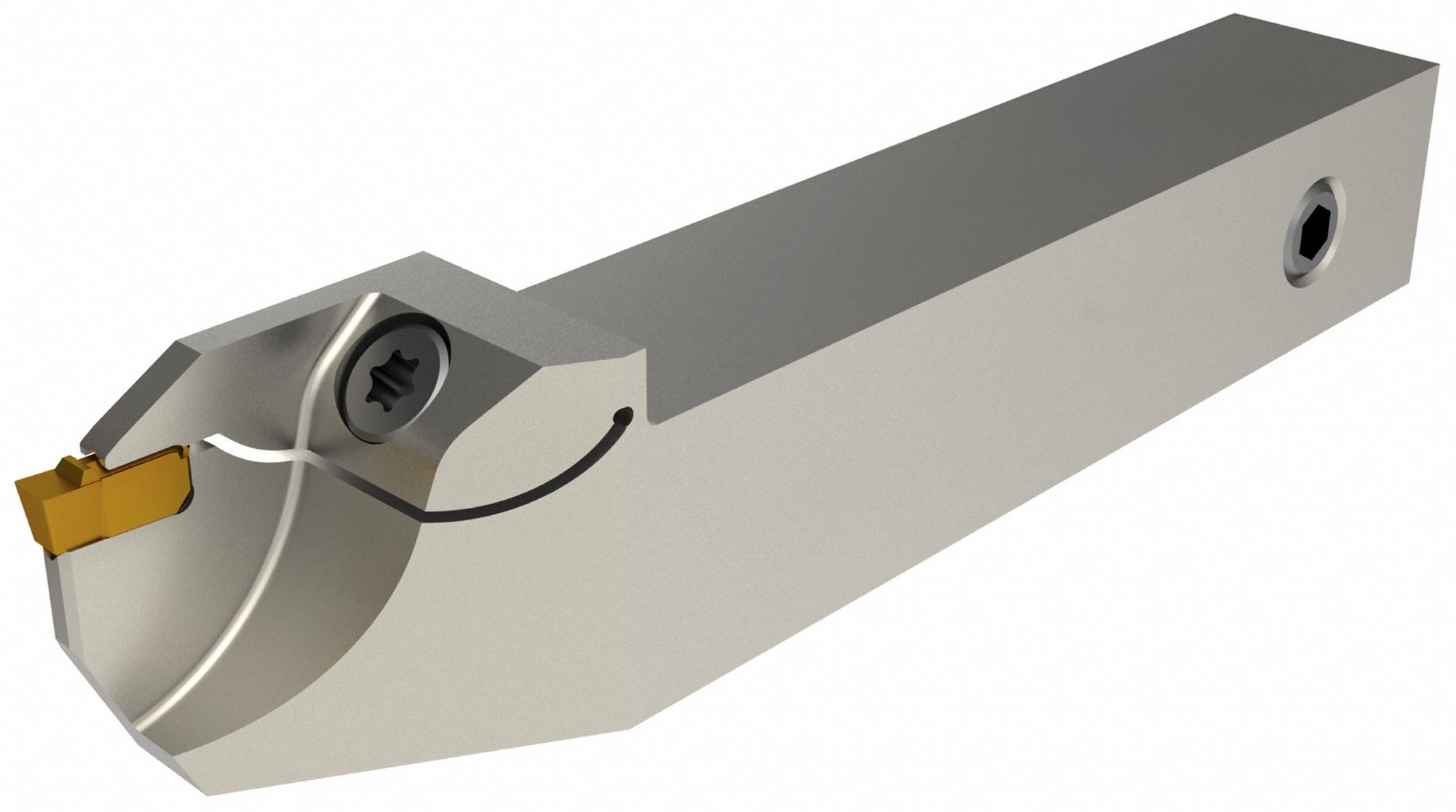 Indexable Thread Turning Tool Holder: Left Hand, 20.00mm Shank Wd, 0.787 in Shank Dia.