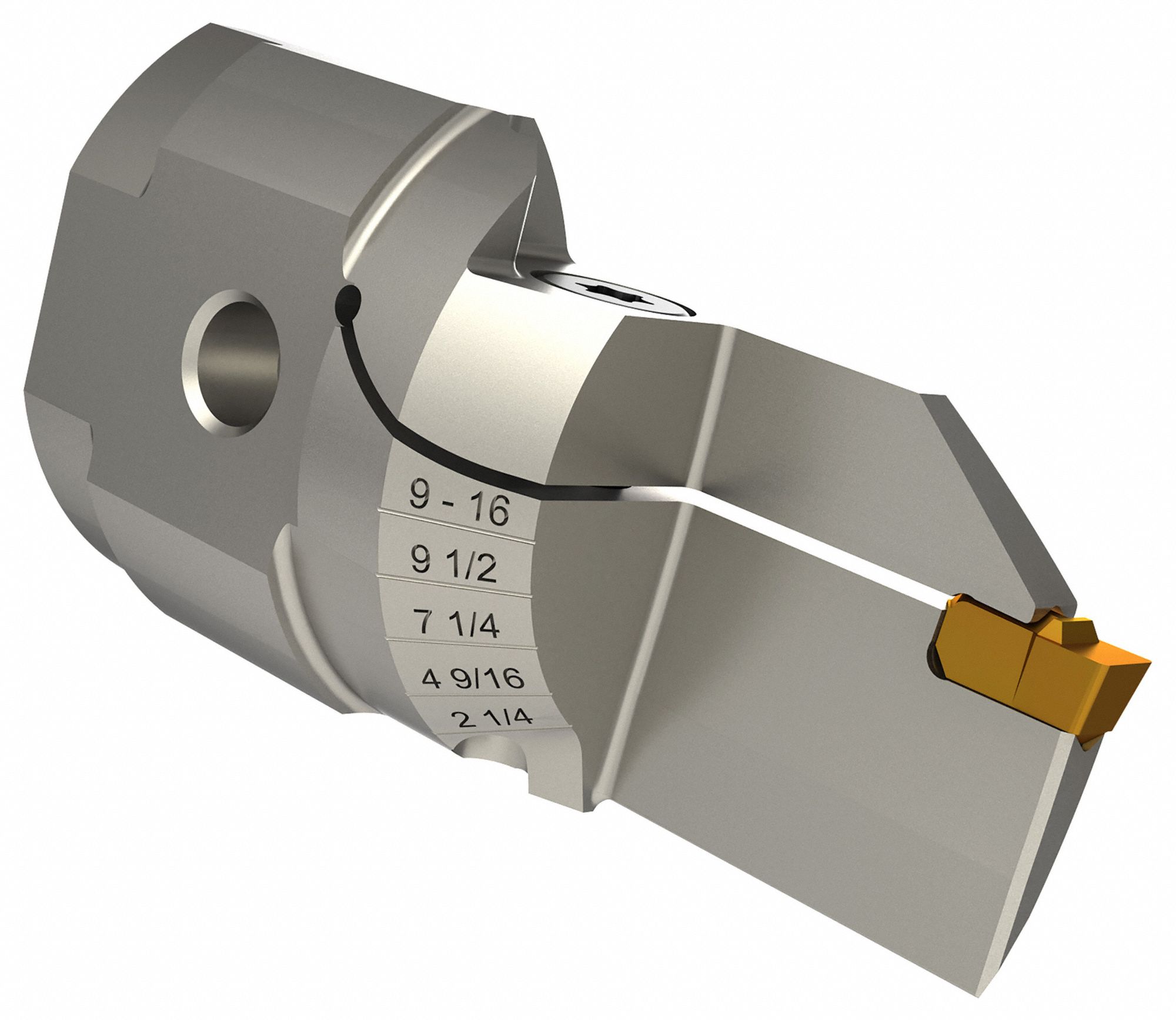 Indexable Parting and Cut-Off Blade: WGCRM-A Toolholder, Right Hand, 3/16 in Blade Wd, Steel