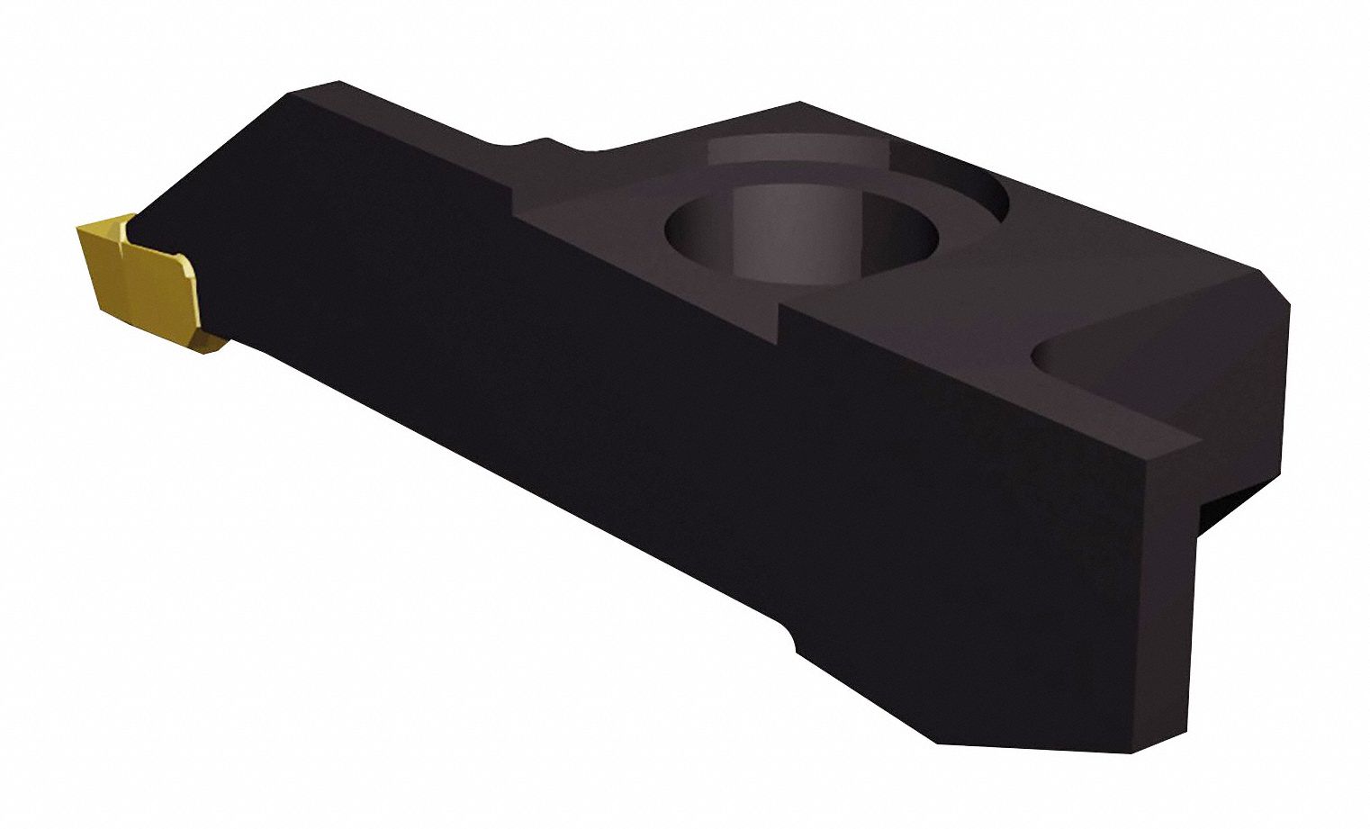 Indexable Parting and Cut-Off Blade: WGCMSUR-K Toolholder, Neutral, 2.8600 in Overall Lg