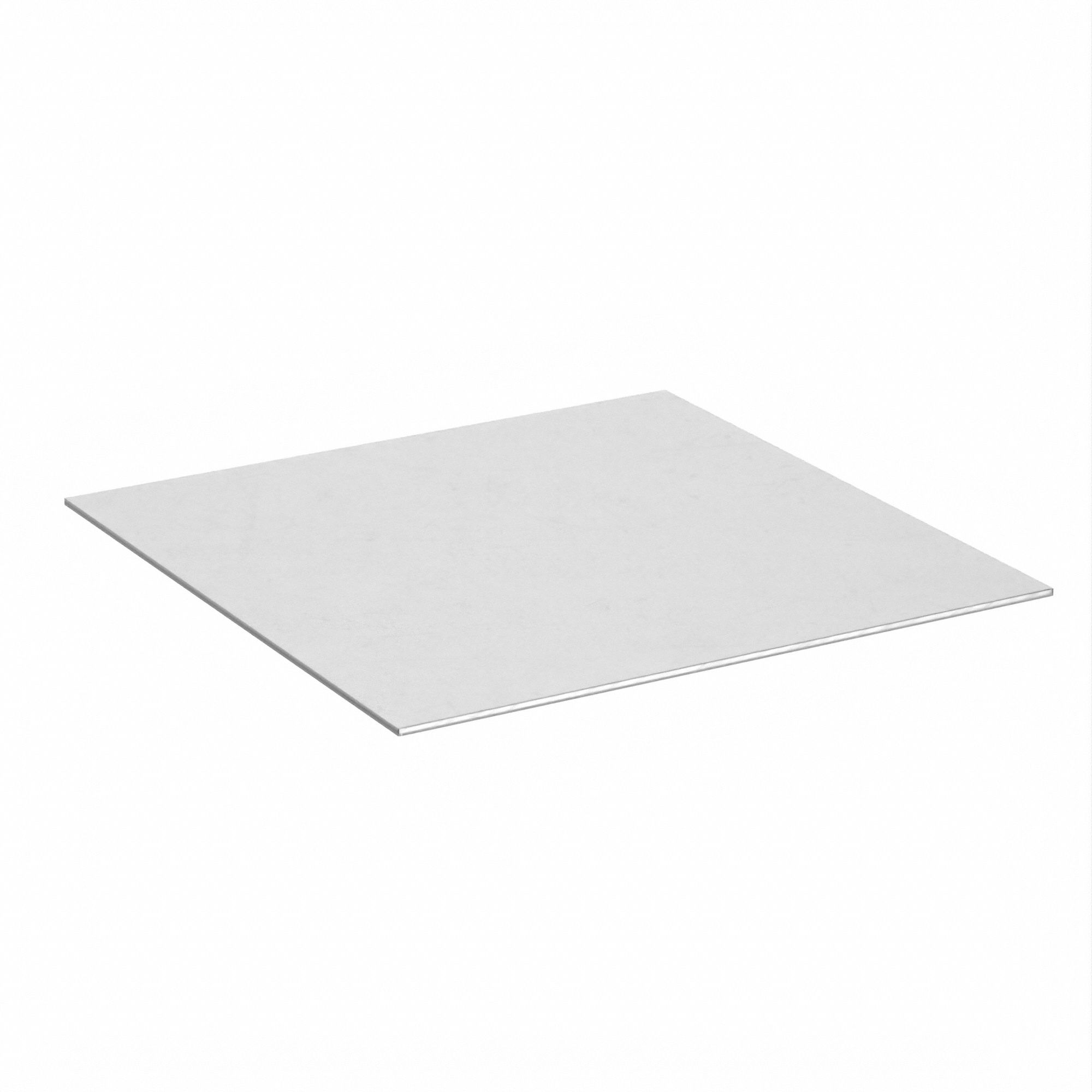 Aluminum Sheet: 1100, H14, 6 in L, 6 in W, 0.032 in T, Mill, 32 BHN Brinell Hardness, ±0.002 in