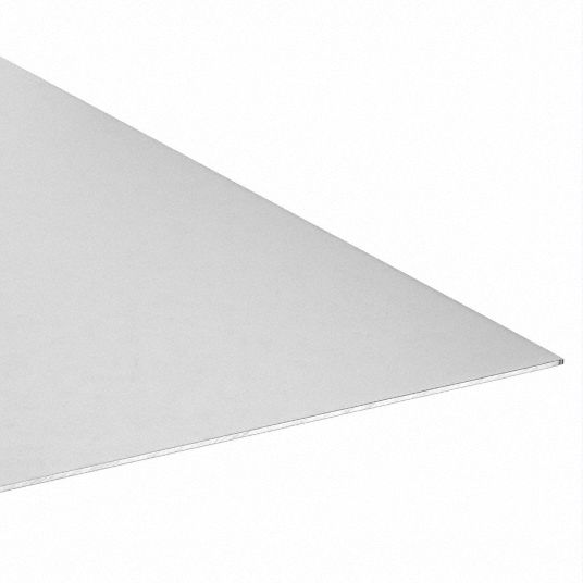 Aluminum Sheet 6061: T4, 36 in Overall Lg, 36 in Overall Wd, 0.125 in  Thick, Mill, Heat Treatable