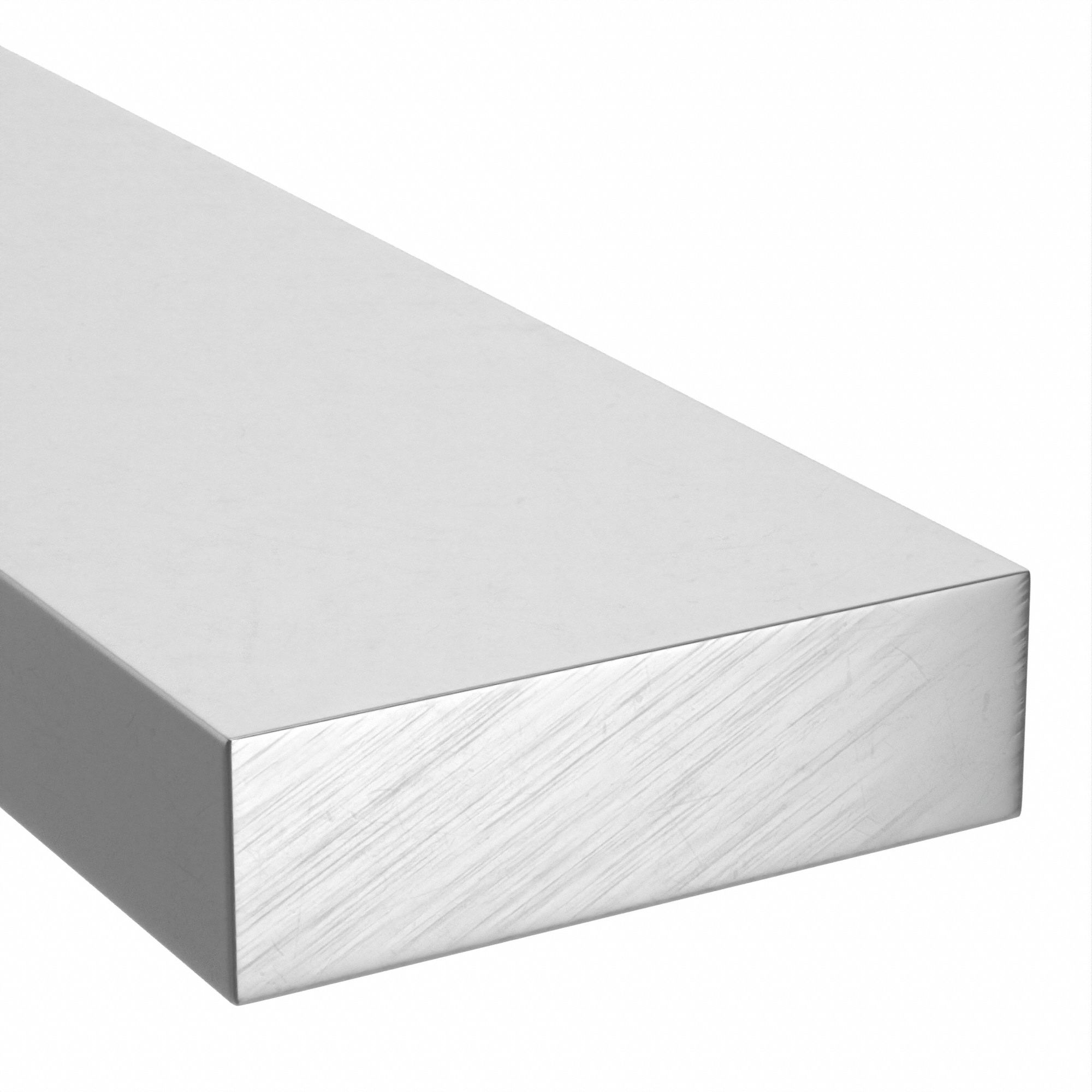 Aluminum Flat Bar: MIC-6, 1.25 in T, 6 in W, 12 in L, T6, ±0.005 in, Mill, 15, 200 psi Yield Strength