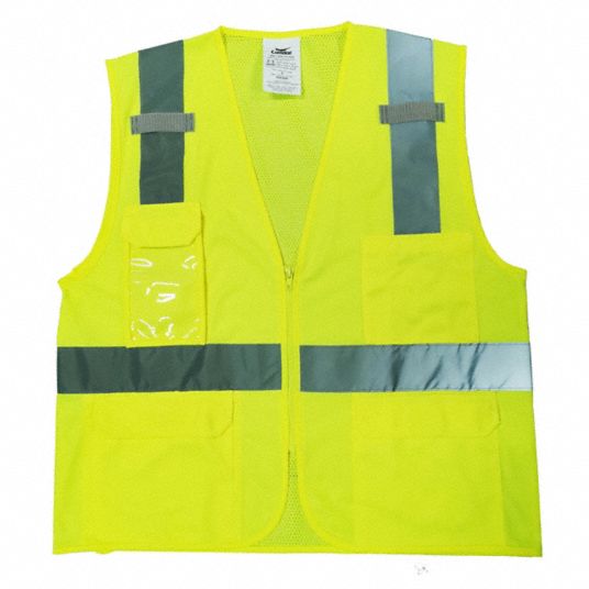 ANSI Class 2, U, High-Visibility Vest - 786F84|786F84 - Grainger