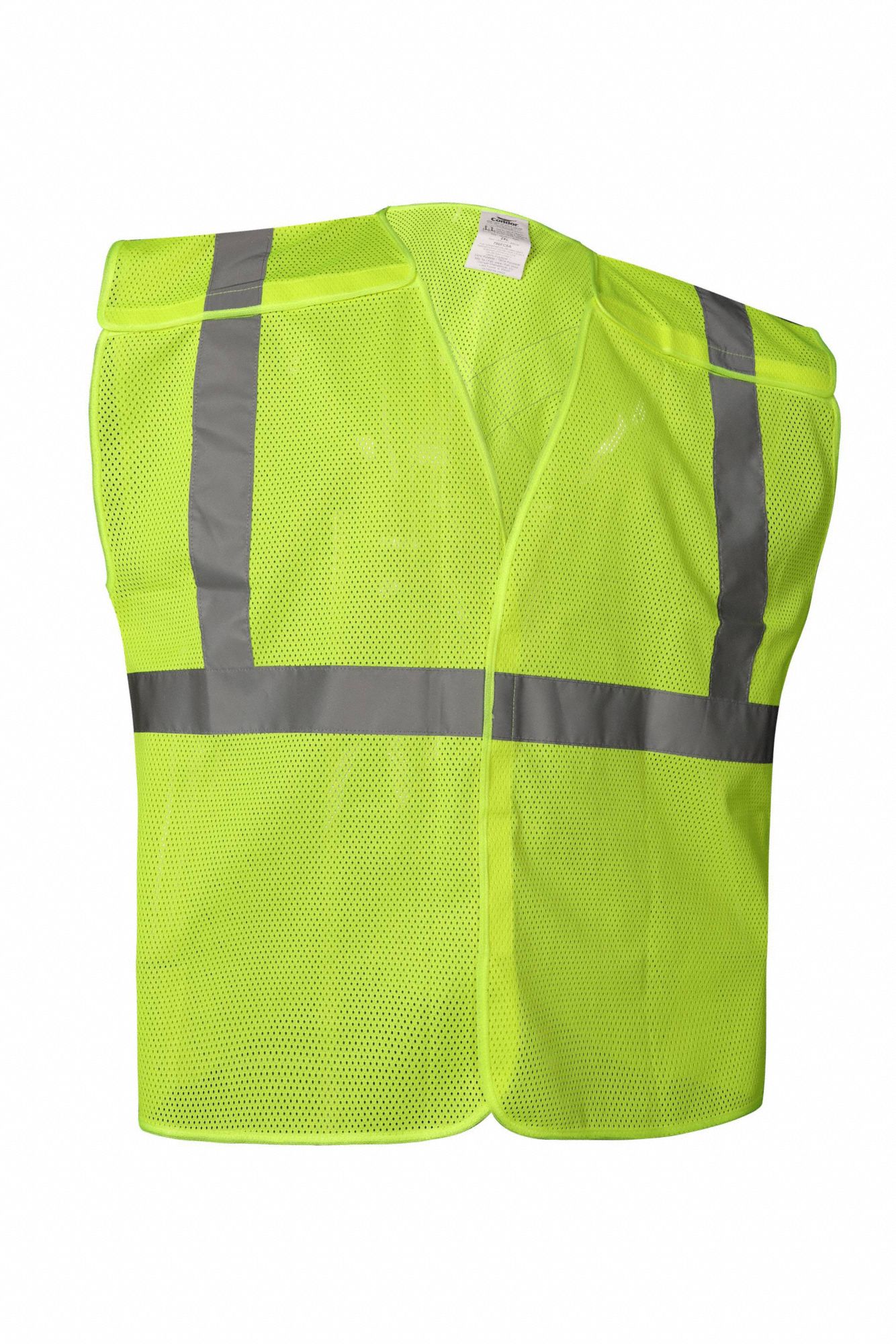 HIGH-VISIBILITY VEST,SZ 3XL,29 IN L