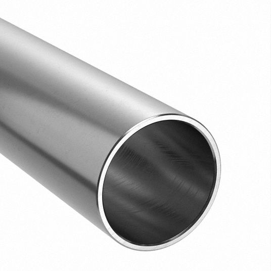 Stainless Steel Round Tube 316: 5/8 in Outside Dia, 12 in Overall Lg, 0.12  in Wall Thick, Seamless