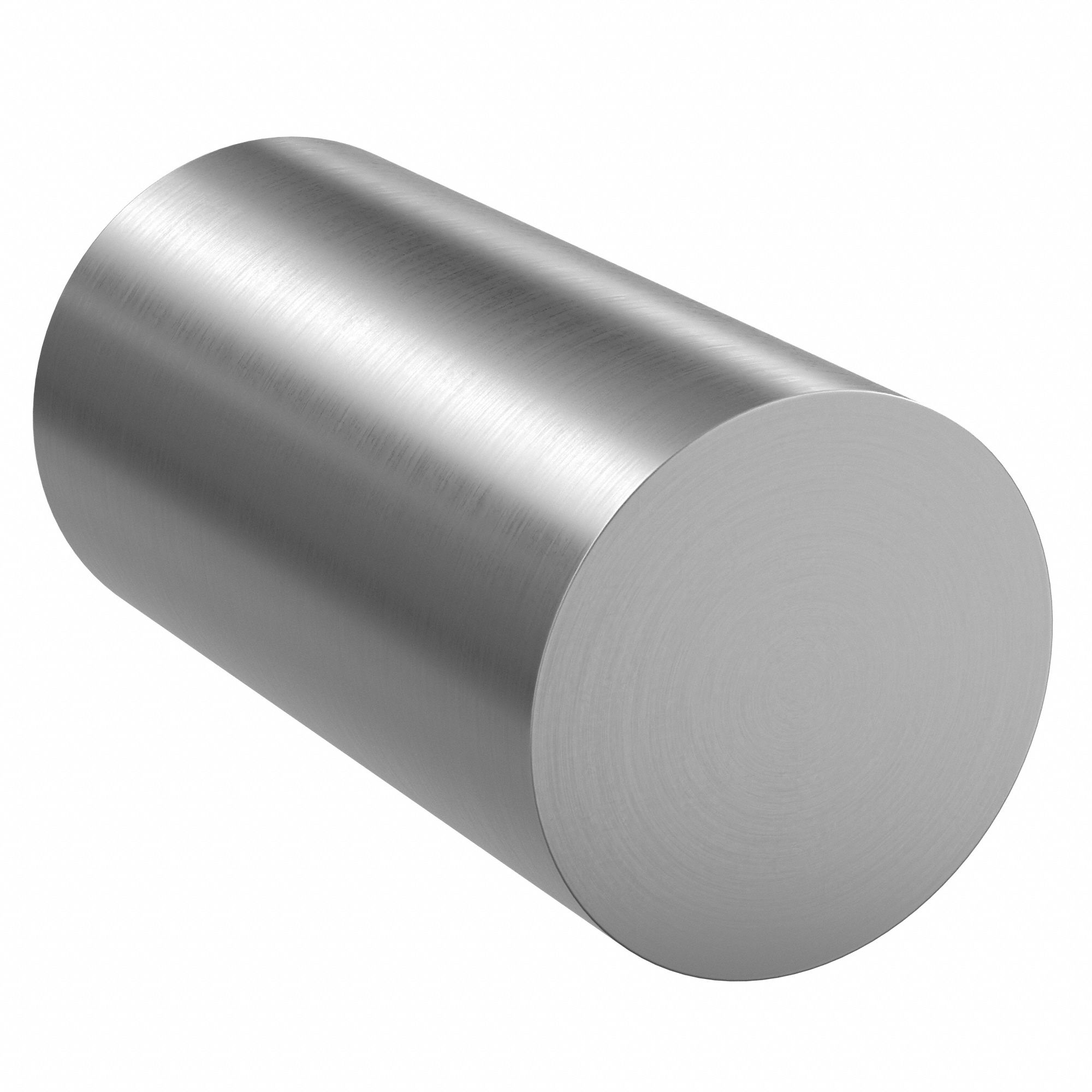 Carbon Steel Rod: 1045, 2 in Outside Dia, 6 in Overall Lg, 0 in/-0.004 in, Mill, Cold Rolled