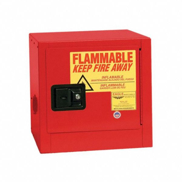 Countertop, 2 gal, Flammables Safety 786V491901XRED Grainger