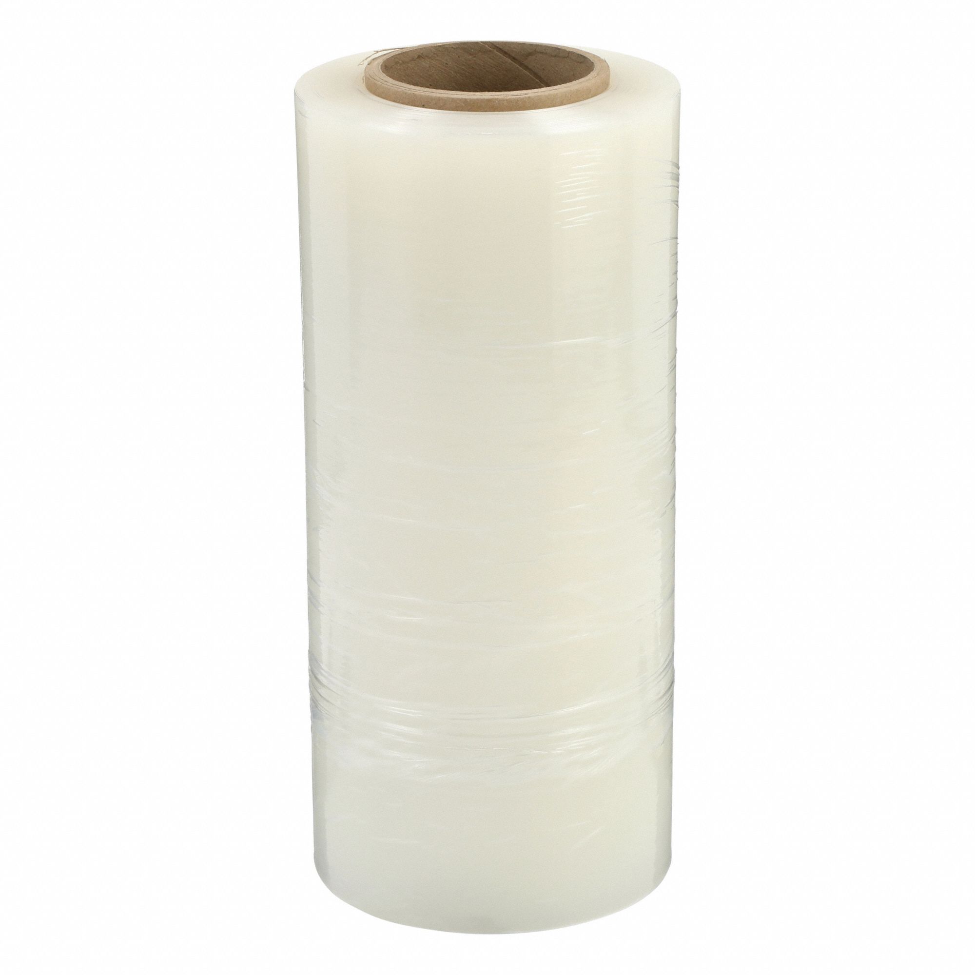 Stretch Wrap: 90 ga Gauge, 12 in Overall Wd, 1, 500 ft Overall Lg, Clear, LLDPE, Std Duty, 1