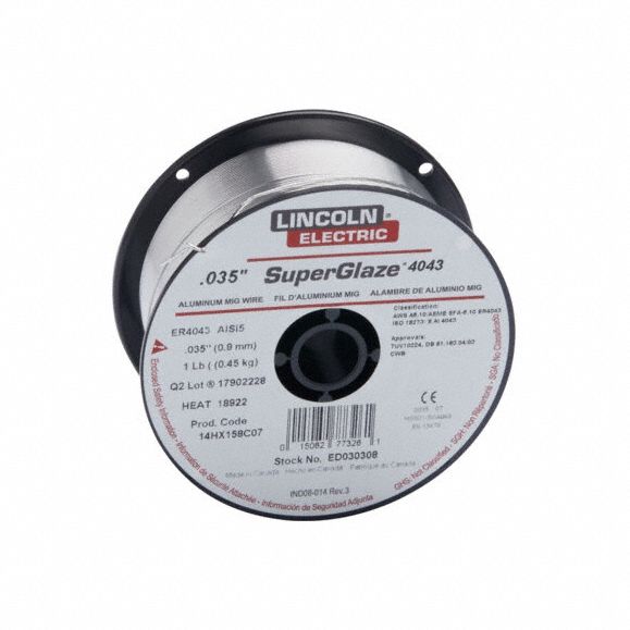 Lincoln Electric 10lb ER308/308L Stainless Steel TIG Welding Wire – 0.035" – Nuclear Grade, Ultra Clean
