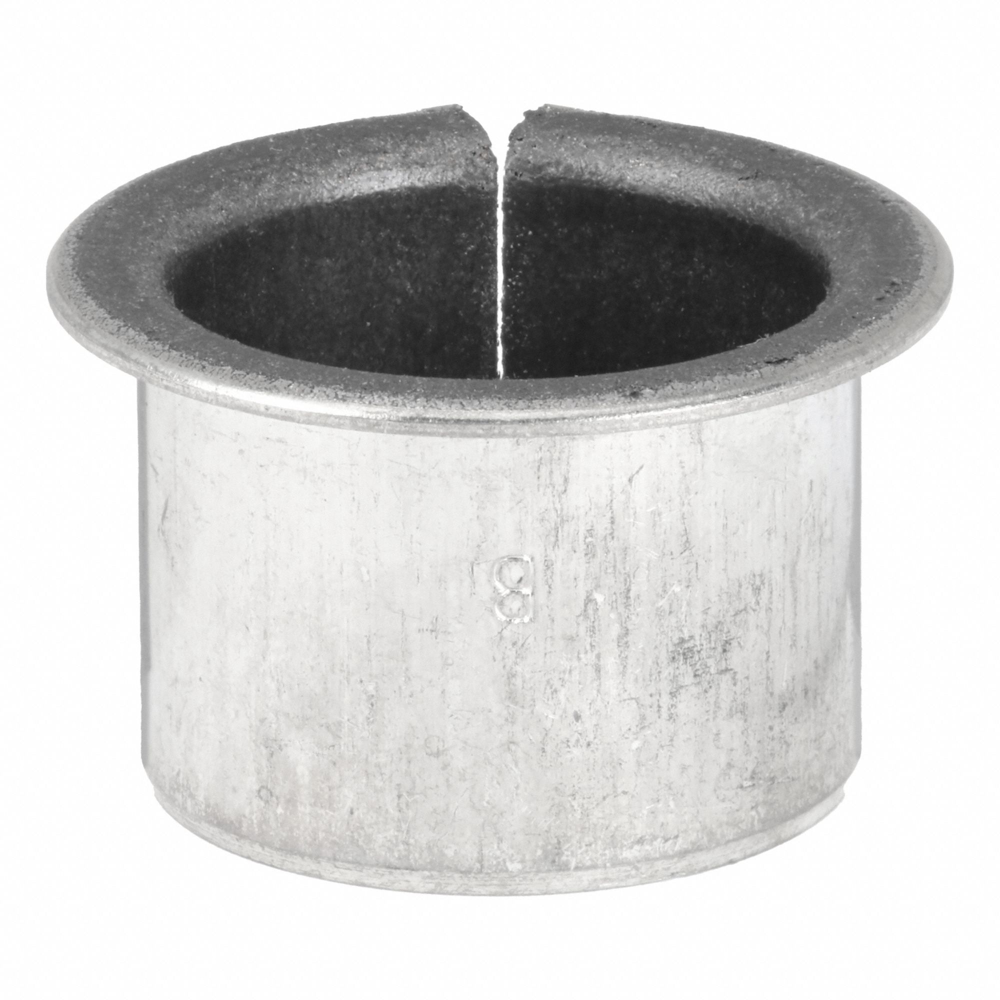 Sleeve Bearing: 25 mm Bore, 28 mm OD, 21 1/2 mm Lg, 35 mm Flange Dia