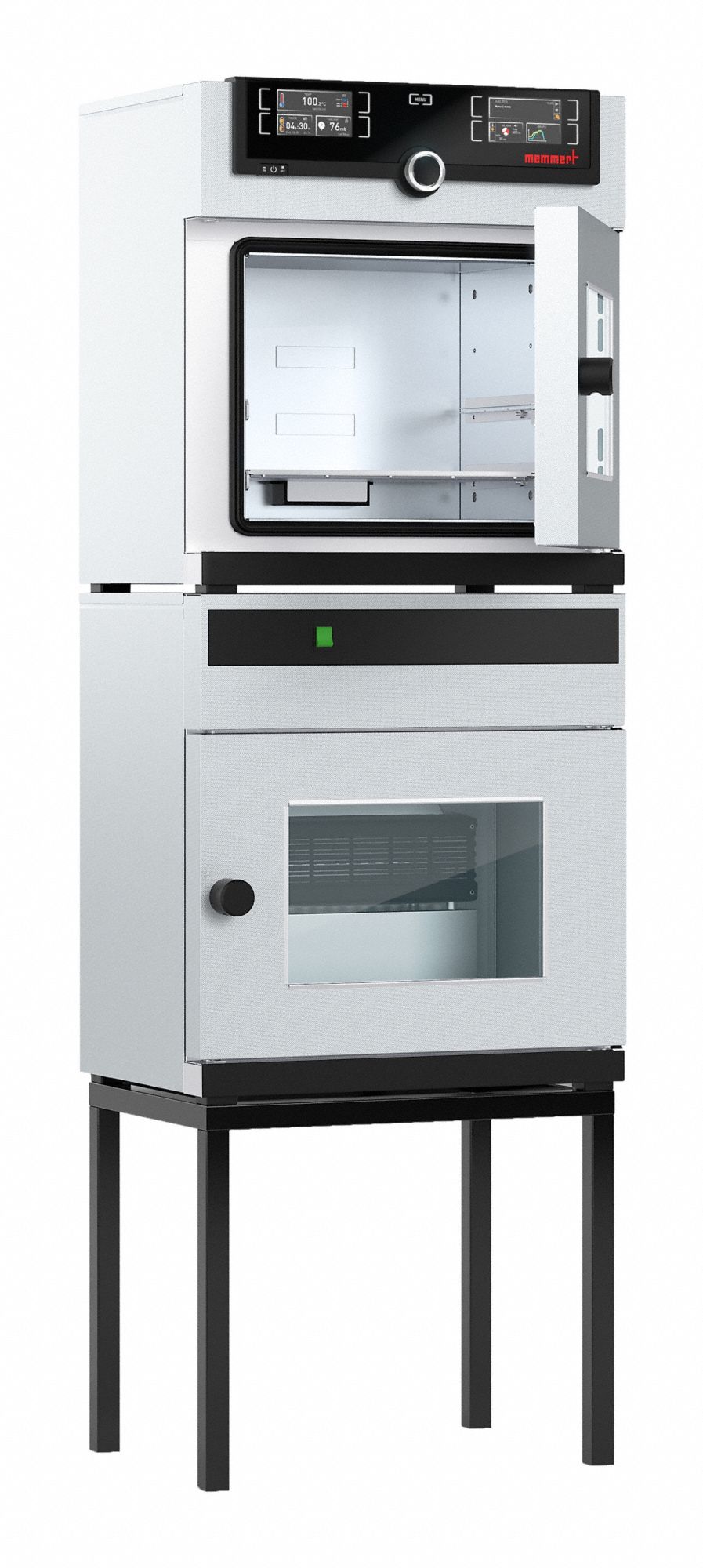 Vacuum Oven: Vacuum, 1.02 cu ft Capacity, 200°C Max Temp, 820 W Watt, Dual Screen Control