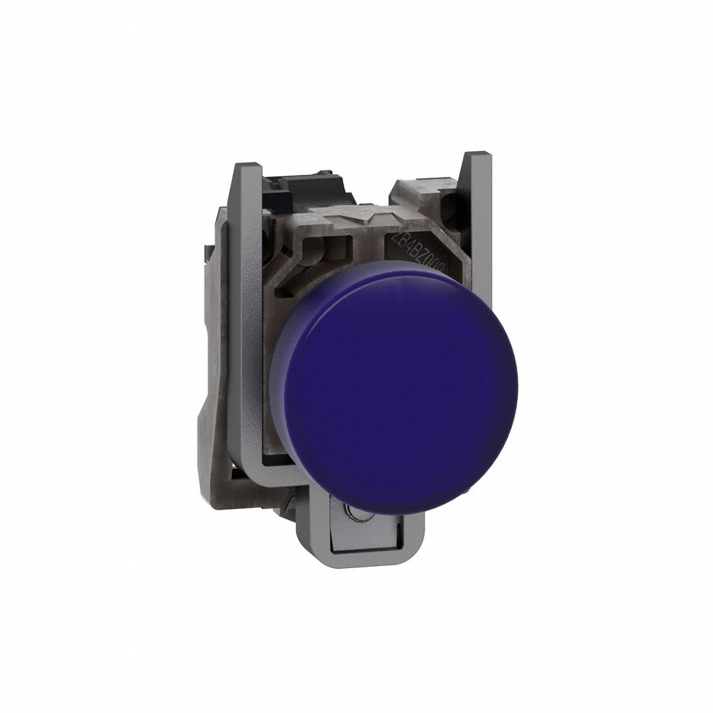 Pilot Light: 22 mm Panel Mounting Size, Blue, LED, XB4 Series